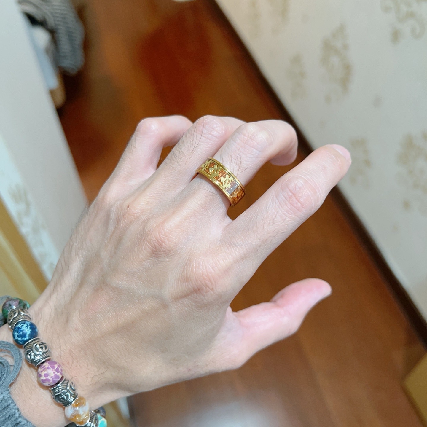 [TOP] GUCCI GG Ring - Gold