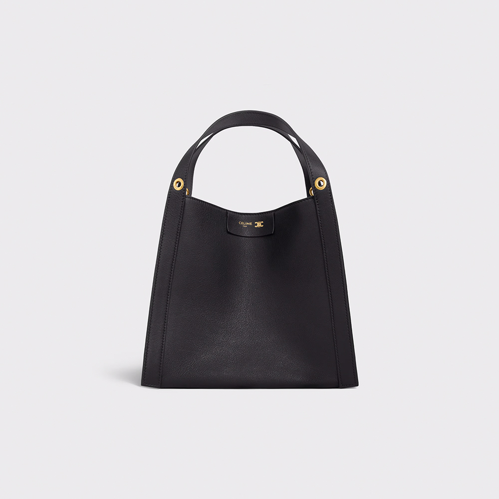 Celine Bag Celine Small Cube Bag in Triomphe Canvas and Natural Calfskin View 2 | Nigo Office