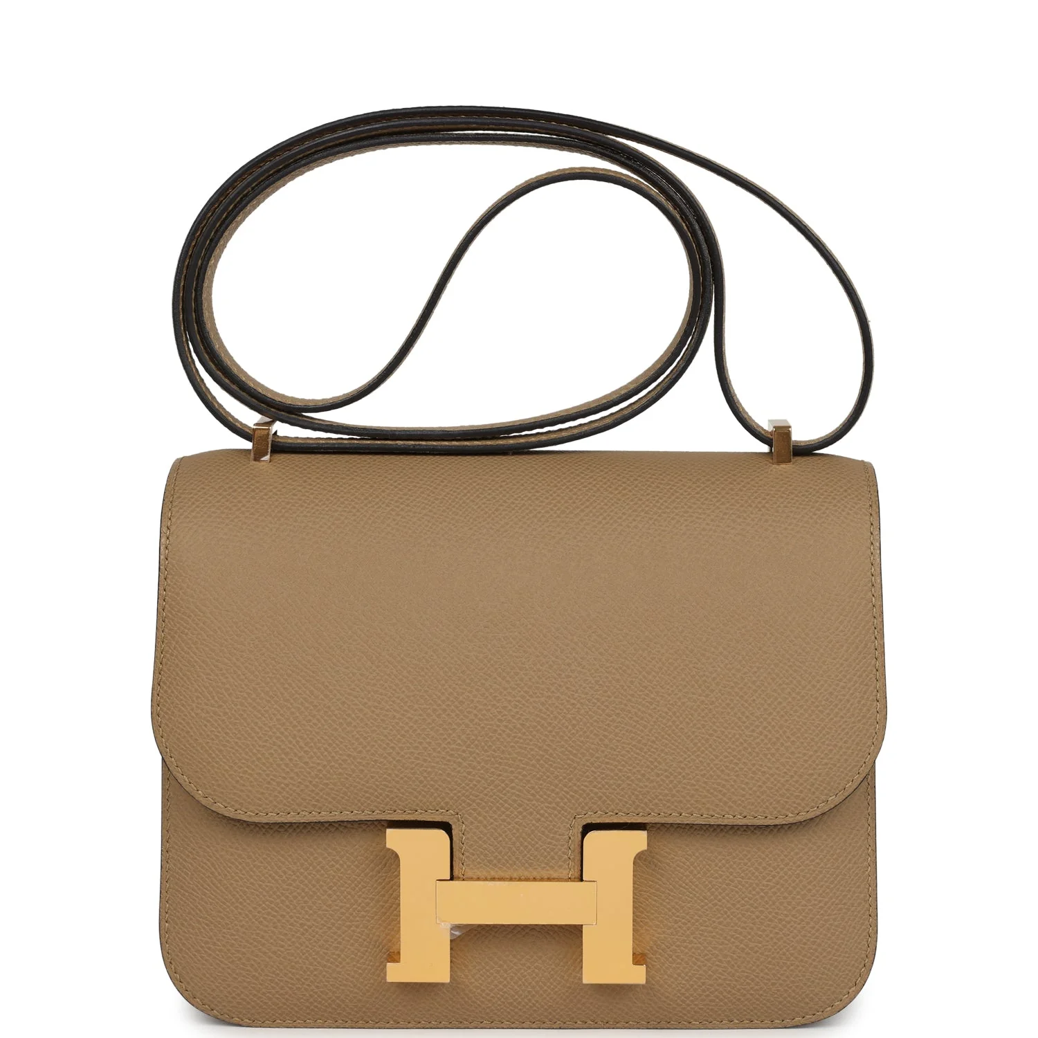 Hermes Constance Poussiere Epsom Gold Hardware