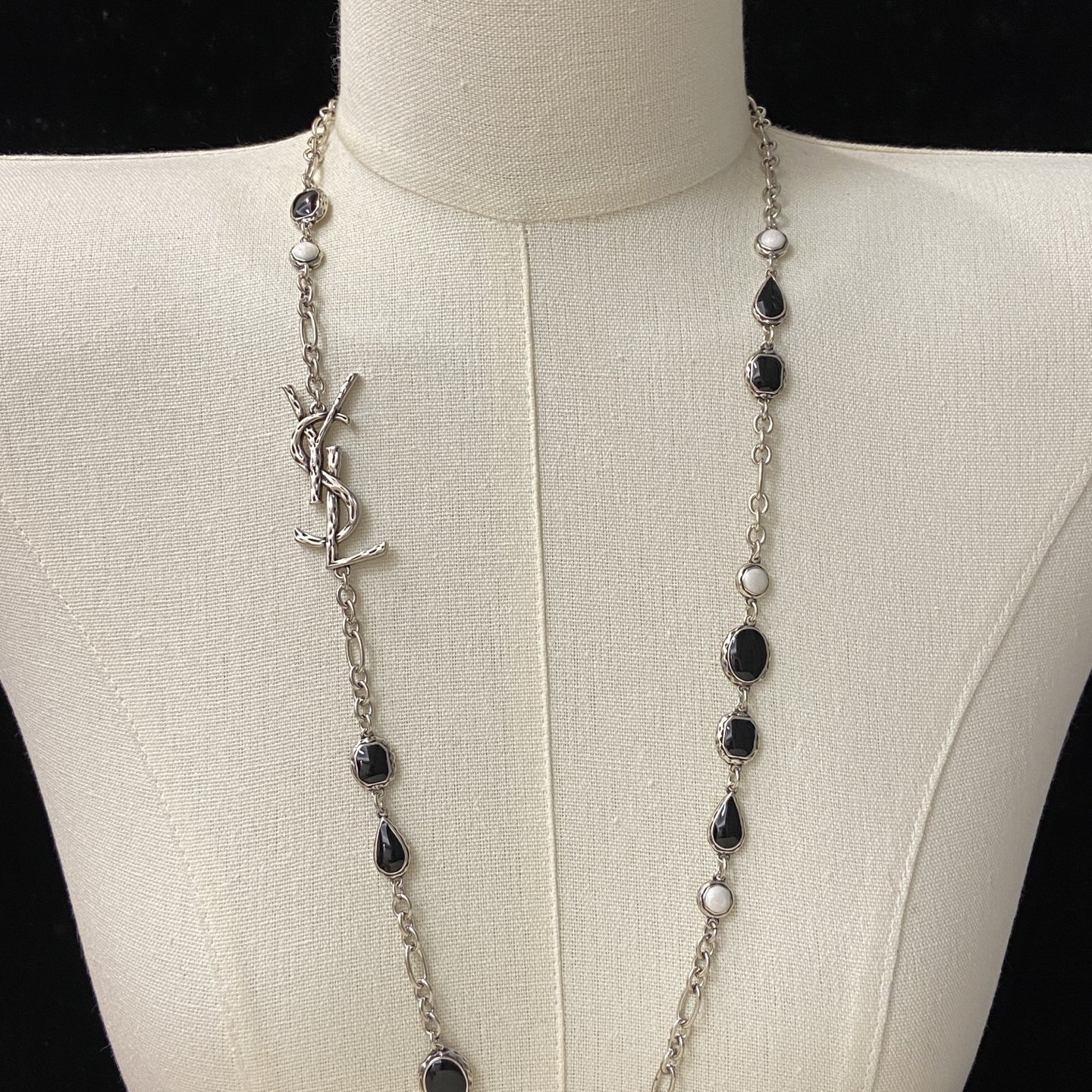 [TOP] Yves Saint Laurent YSL Long Necklace - 2 Color - 711 Luxury