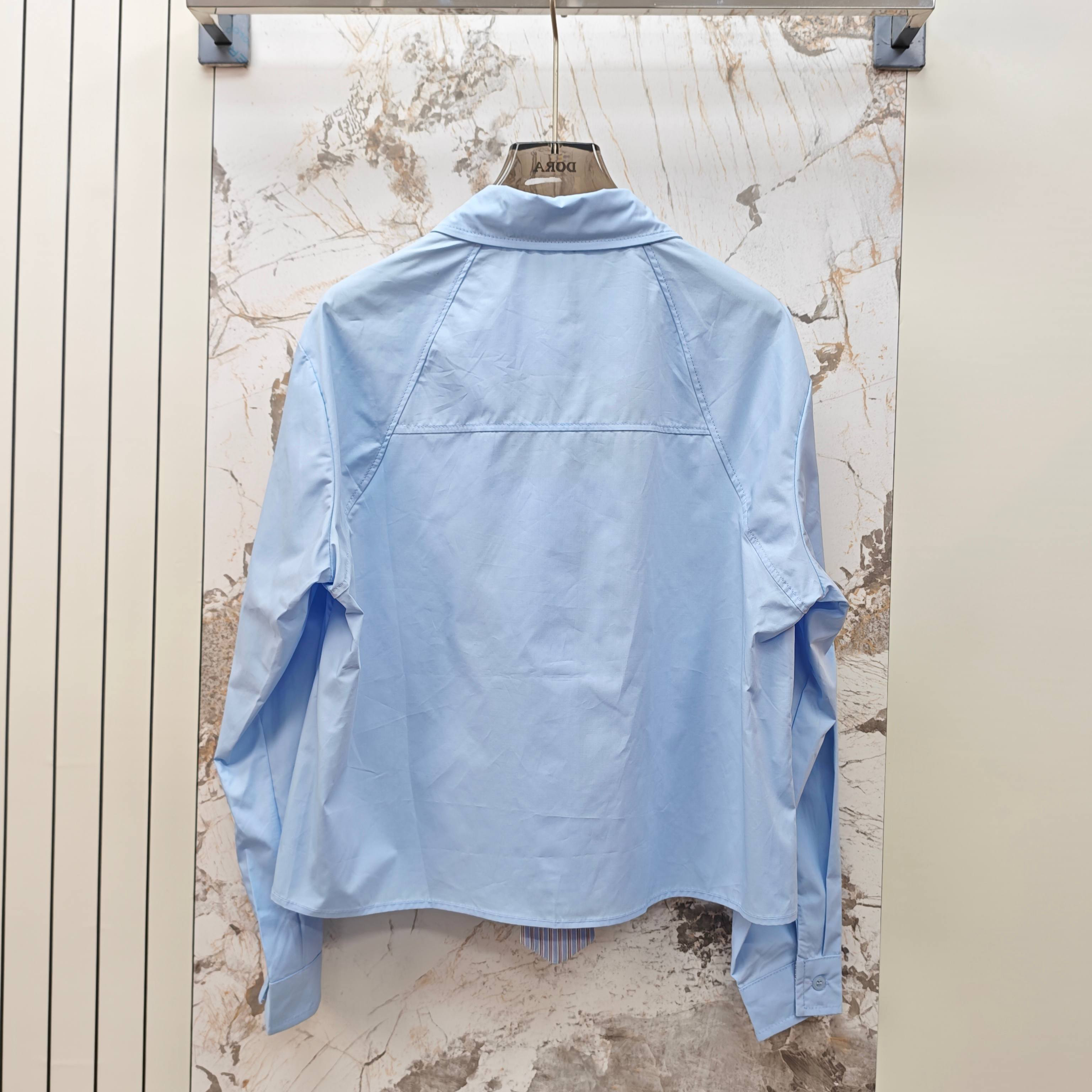 [TOP] Miu Miu Shirt - Blue