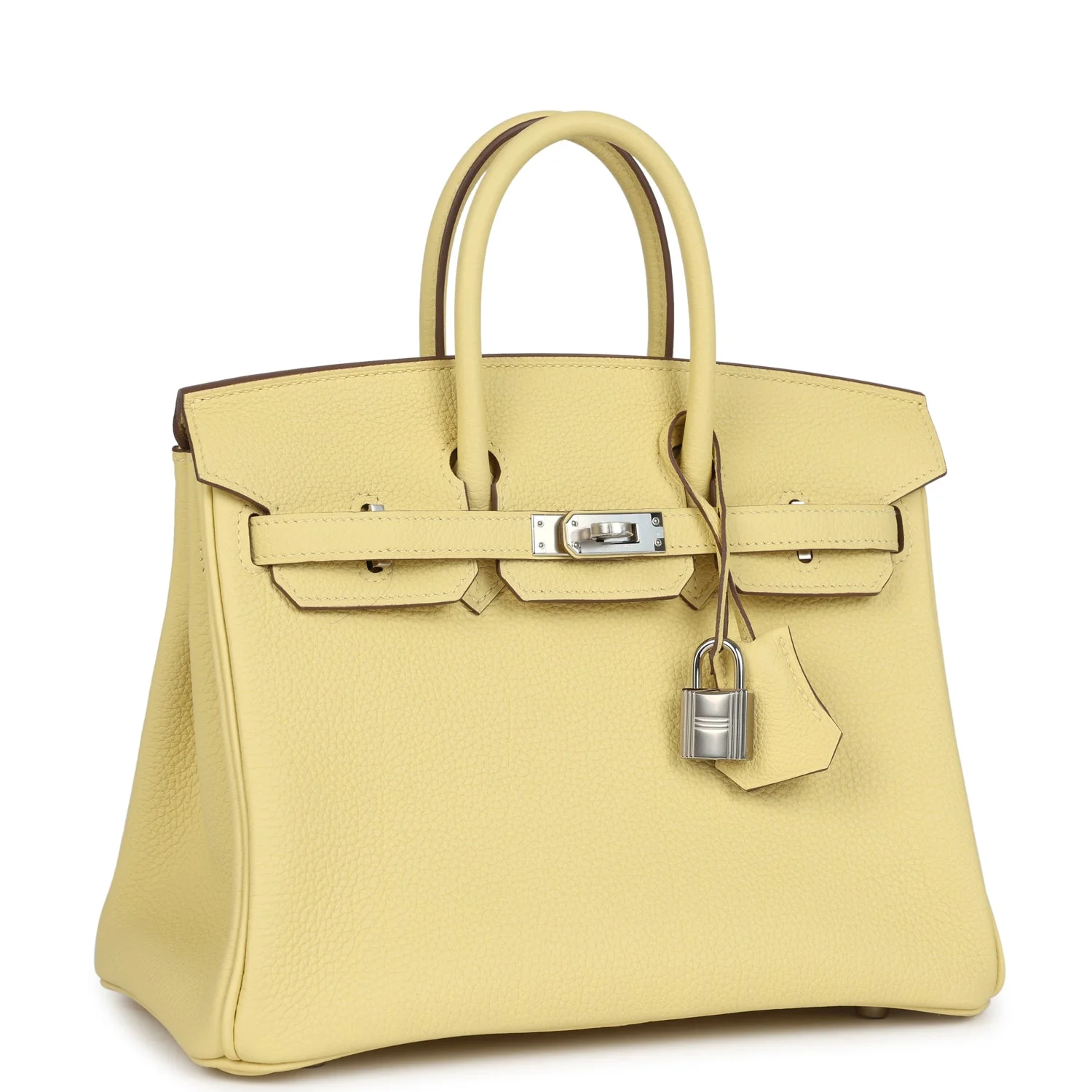 Hermes BirkinJaune Poussin Togo Palladium Hardware