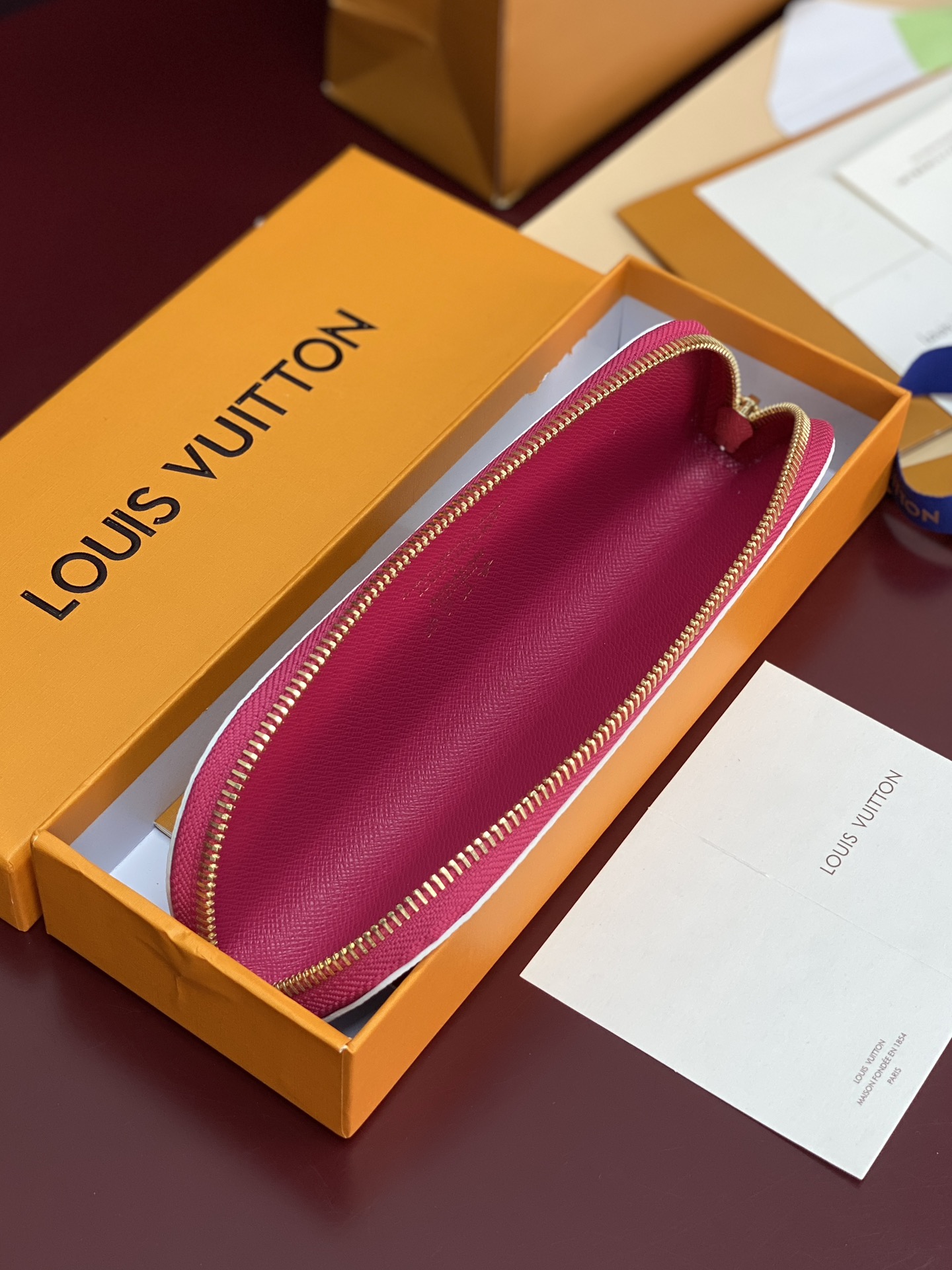 [TOP] Louis Vuitton LV x TM POCHETTE Charlotte Pencil Case 20x7x2cm - White