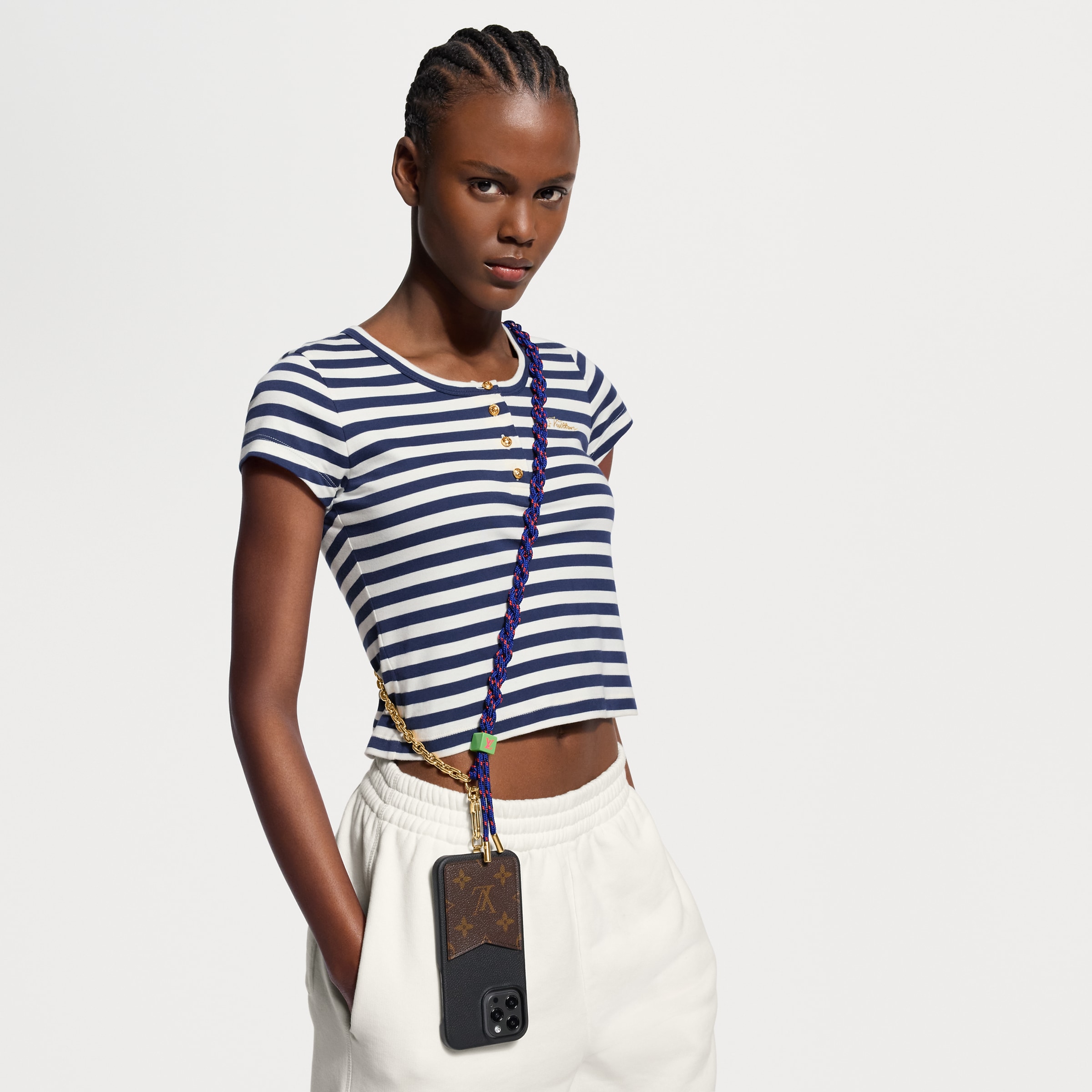 Louis Vuitton Accessory LOUIS VUITTON Braided Phone Strap #388510 View 2 | Nigo Office