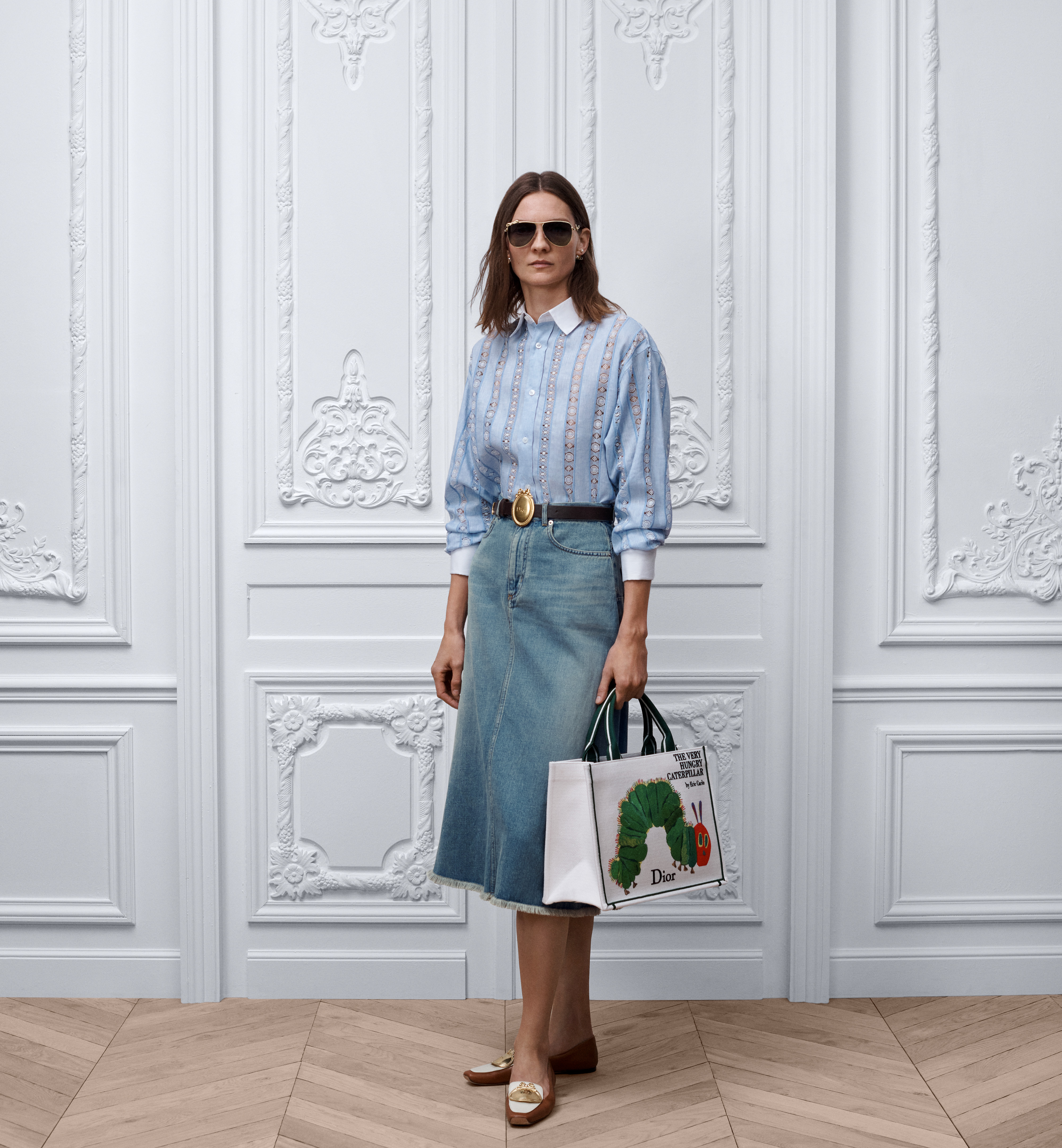 Dior blue Clothing DIOR Dioriviera Embroidered Blouse Light Blue Cotton and Linen Blend #395076 View 2 | Nigo Office