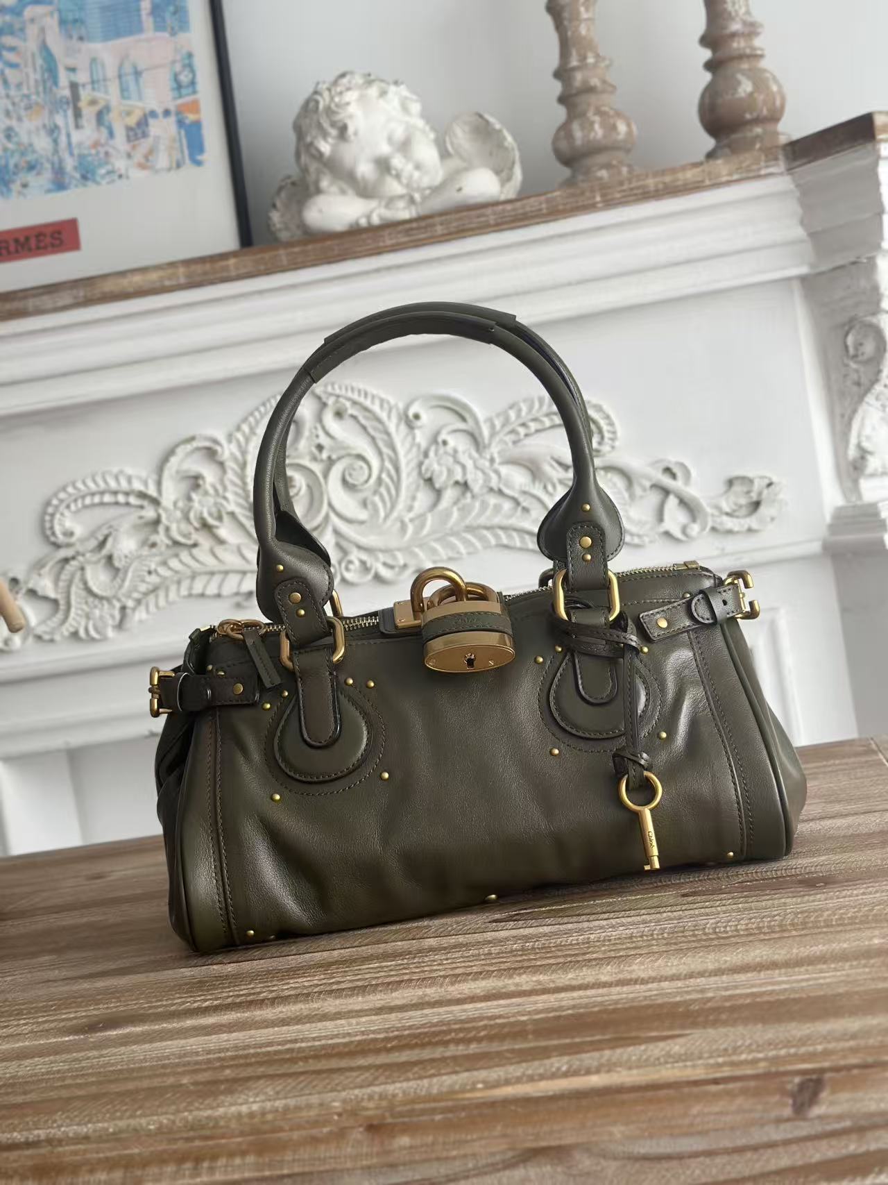 [TOP] Chloe Paddington Bag 36*18*15cm - Gray - 711 Luxury