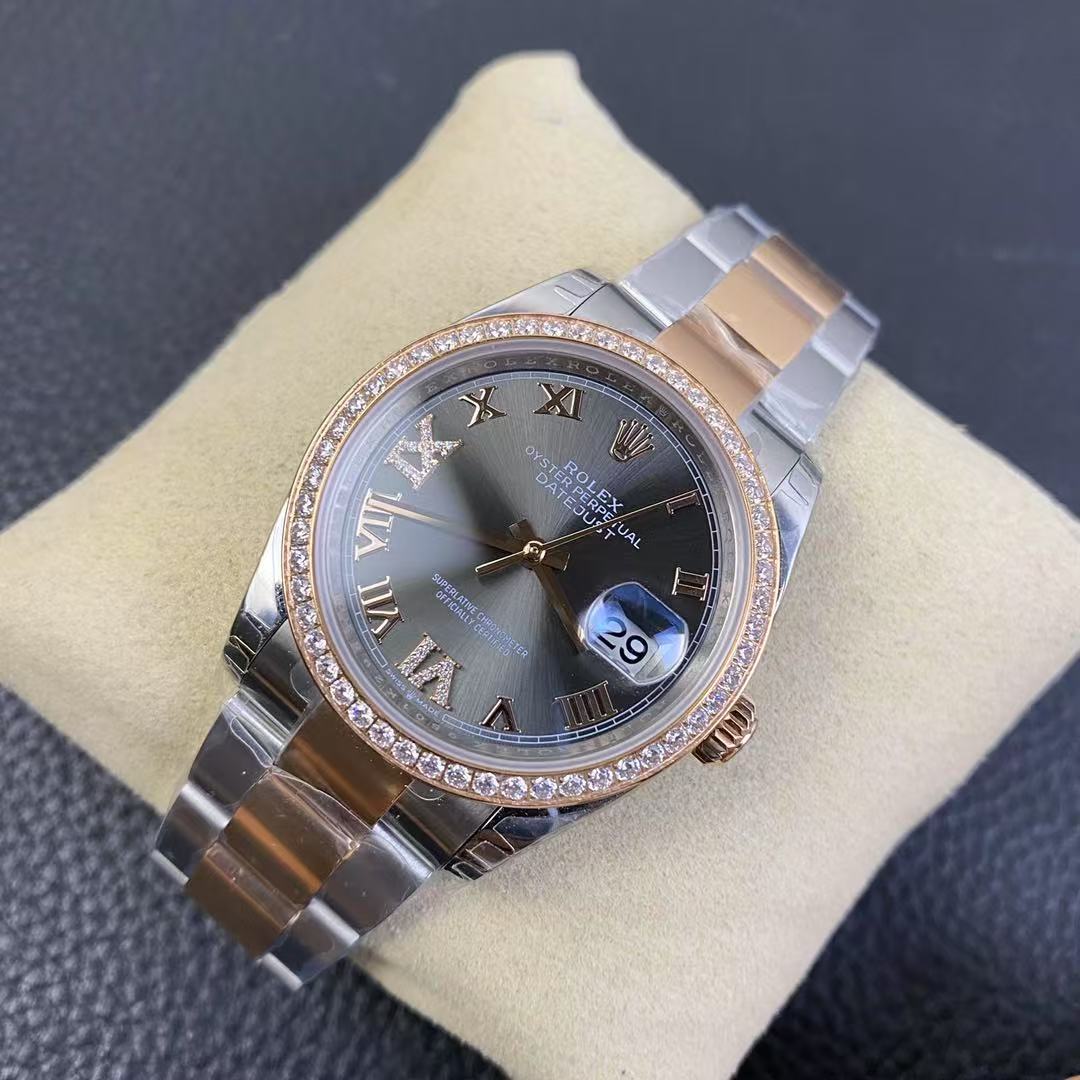 [TOP] ROLEX Women Datejust Watch 36mm -  Rose Gold - 711 Luxury