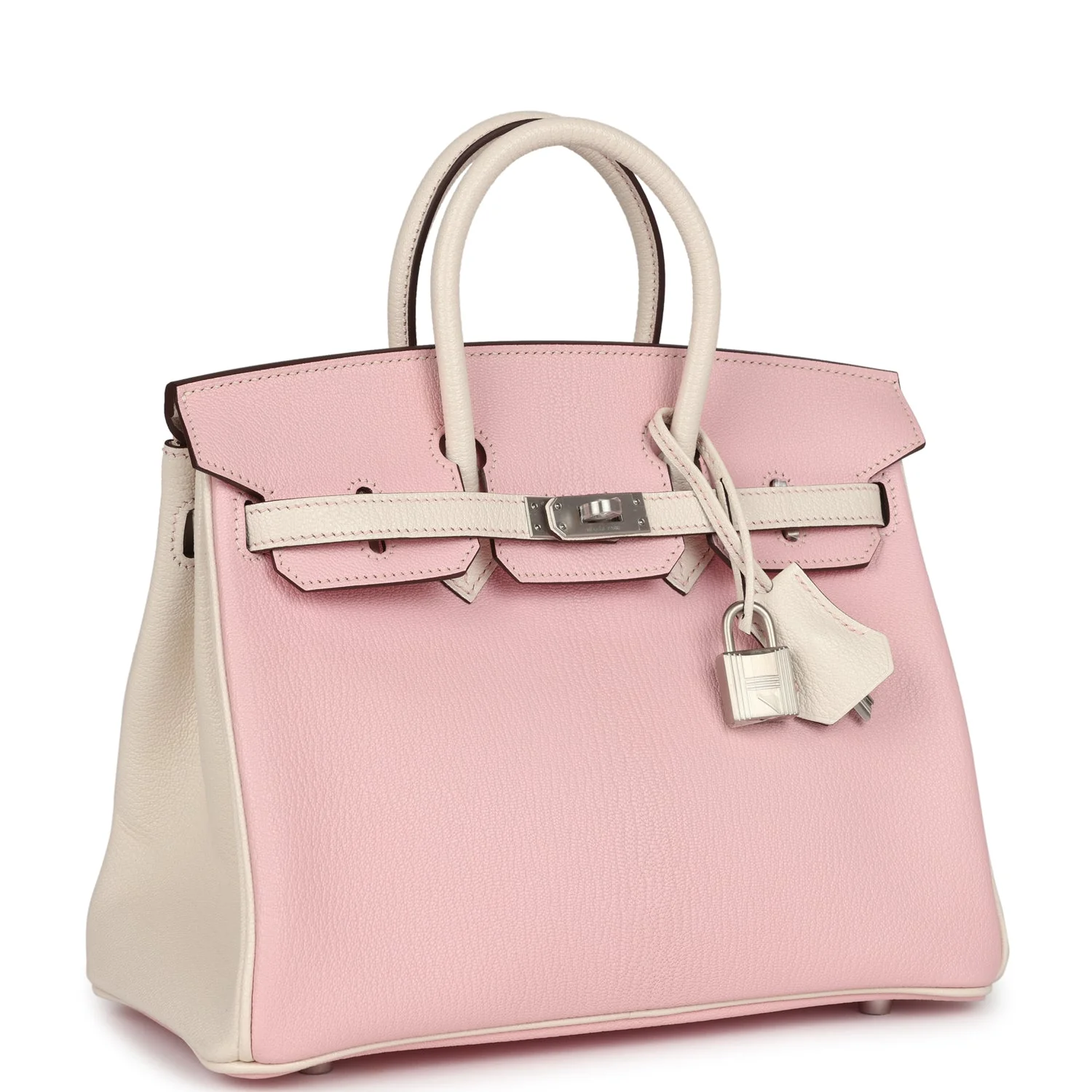 Hermes Special Order (HSS) BirkinRose Sakura and Nata Swift Brushed Gold Hardware