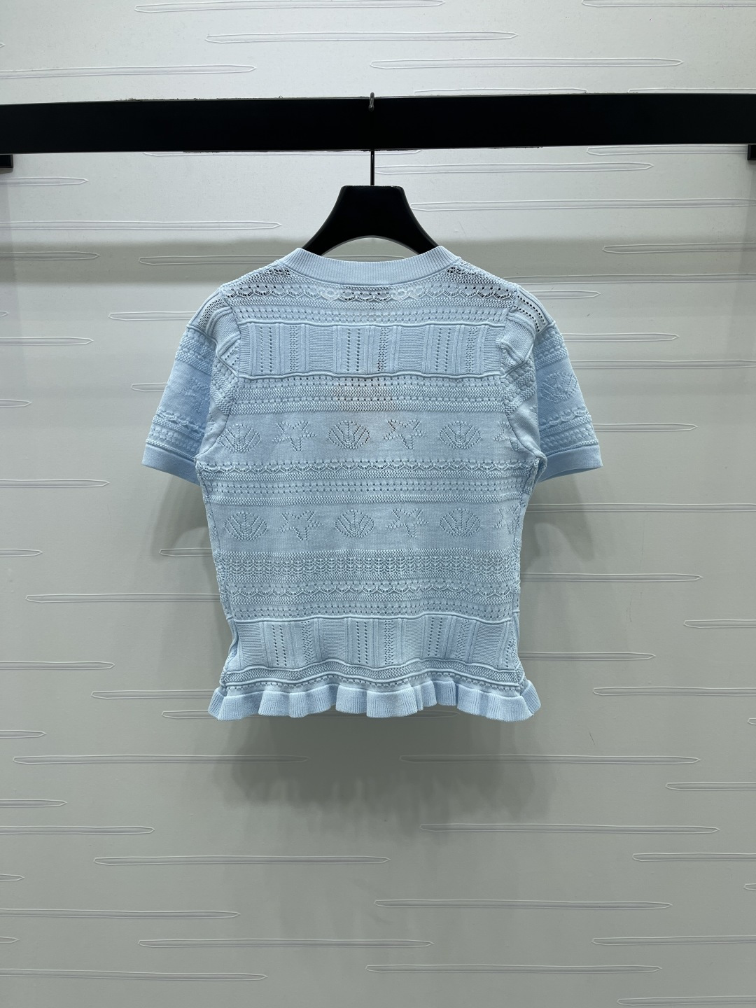 [TOP] Miu Miu Knit Top - Blue - 711 Luxury