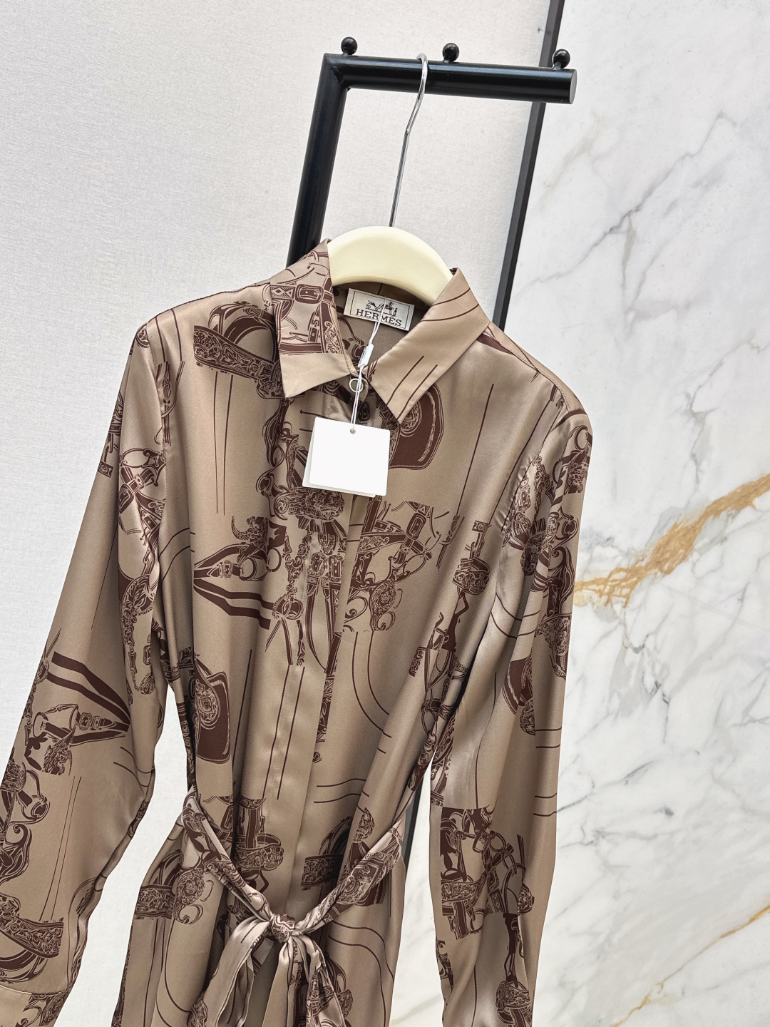 [TOP] HERMES  Dress - Brown