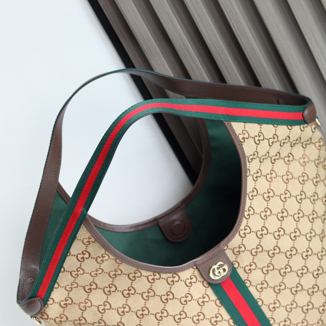 [TOP] GUCCI Giglio Tote Bags 50x47x14 cm - Brown - 711 Luxury