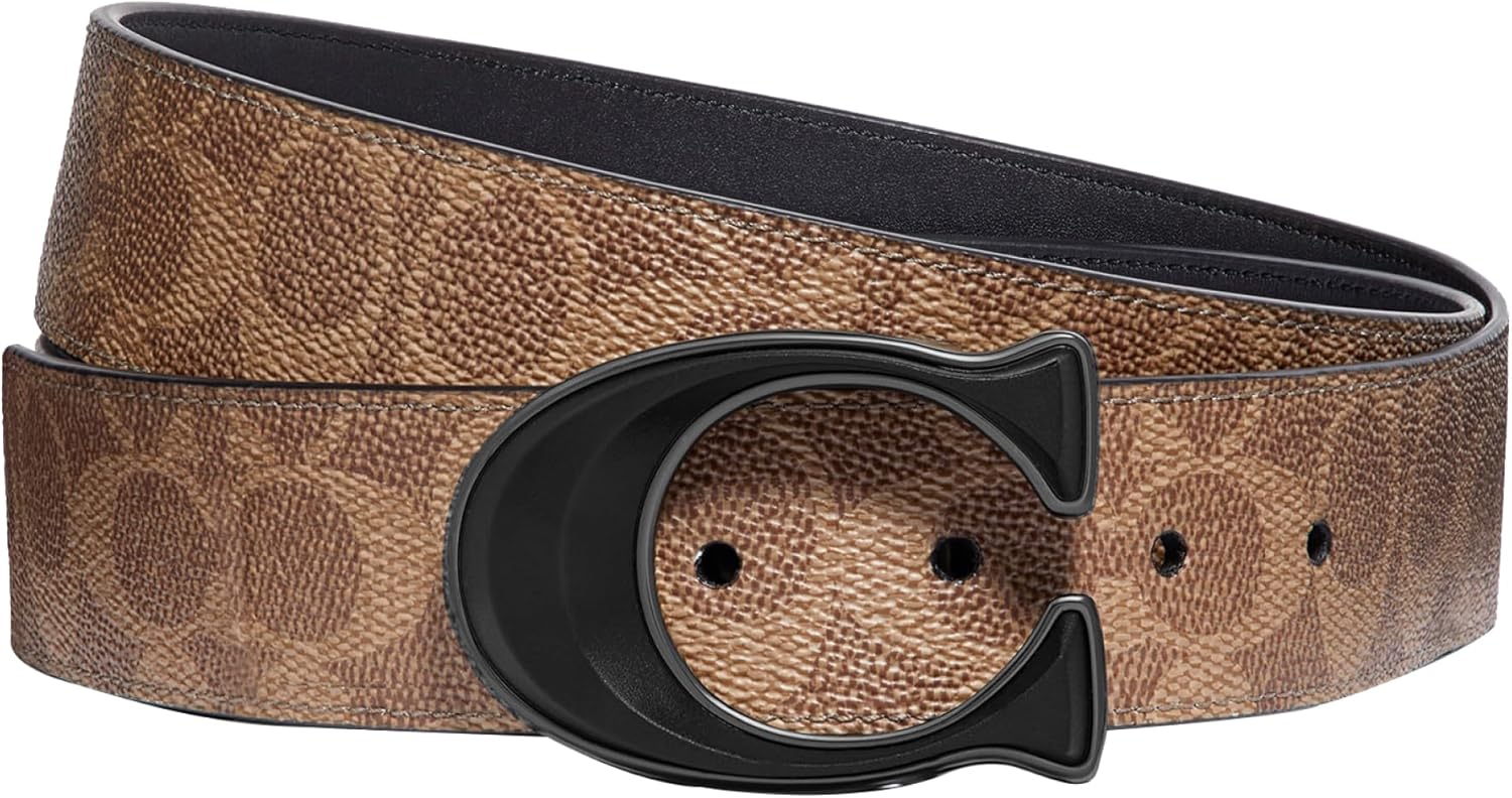 Coach Women's 38 Mm Cts Reversible Resin Inlay C Buckle Signature Belt