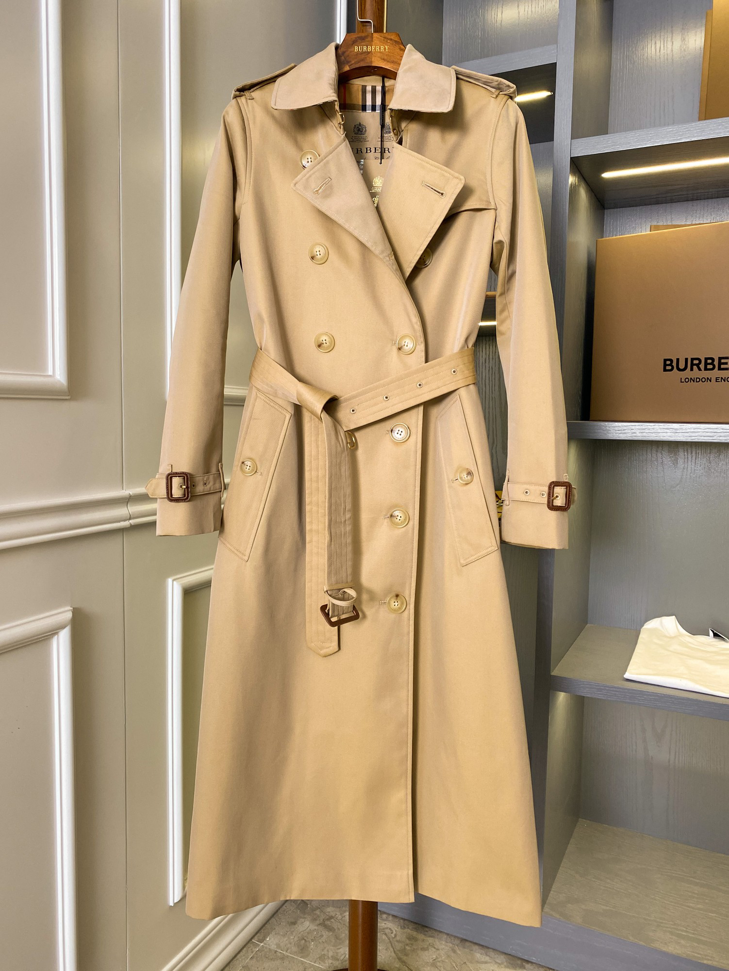 [TOP] BURBERRY Trench Coat - Khaki - 711 Luxury