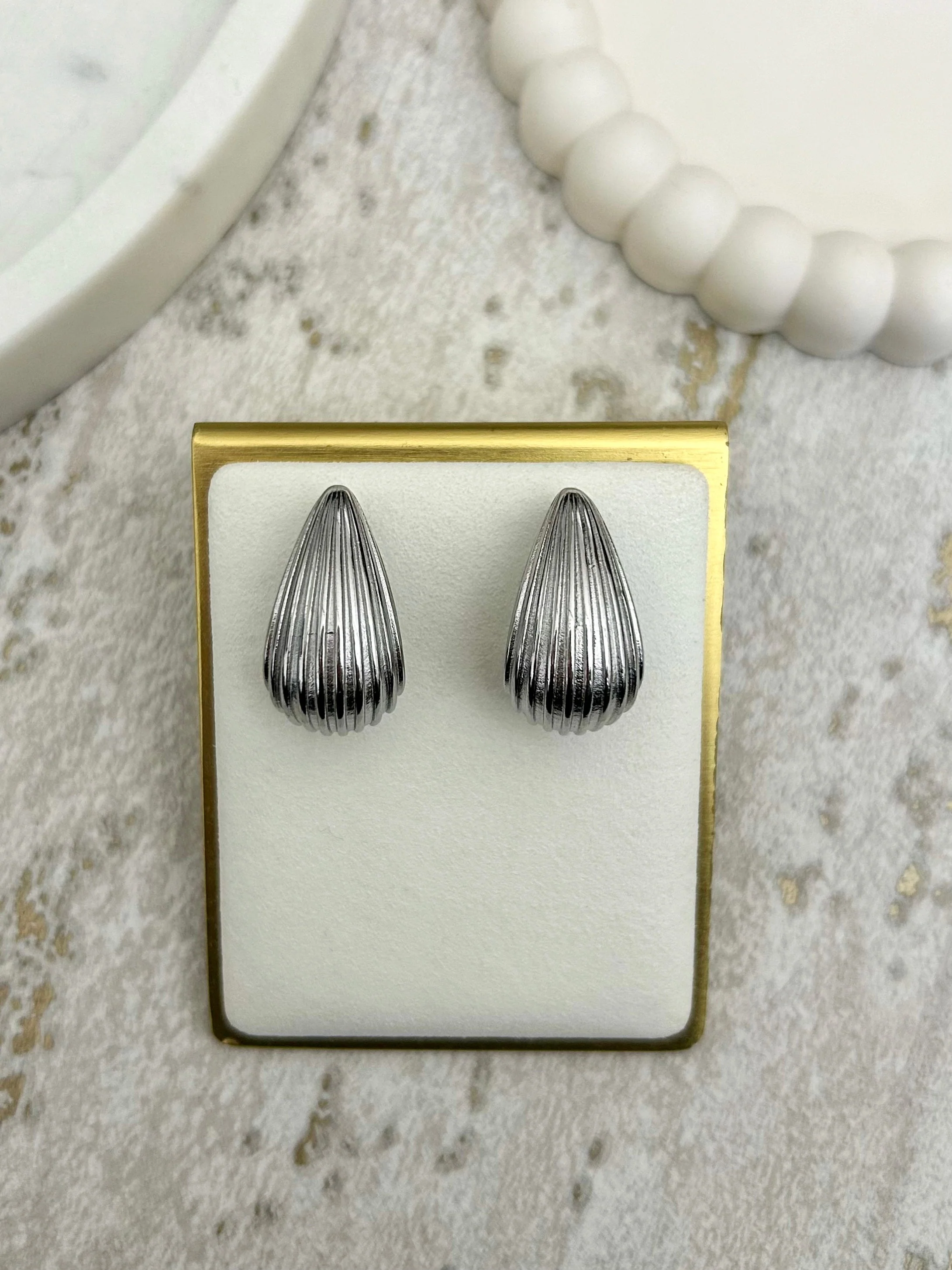 Large Teardrop Chunky Earrings (5 Styles)
