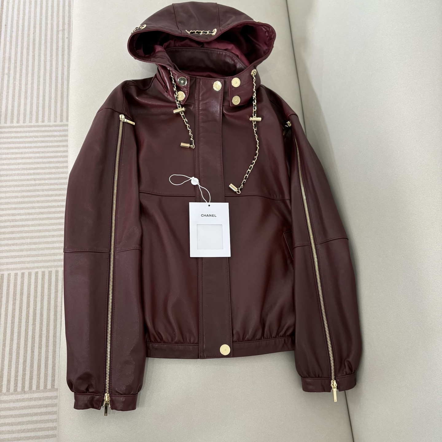 Chanel black Clothing CHANEL Jacket Lambskin Black #395430 View 2 | Nigo Office