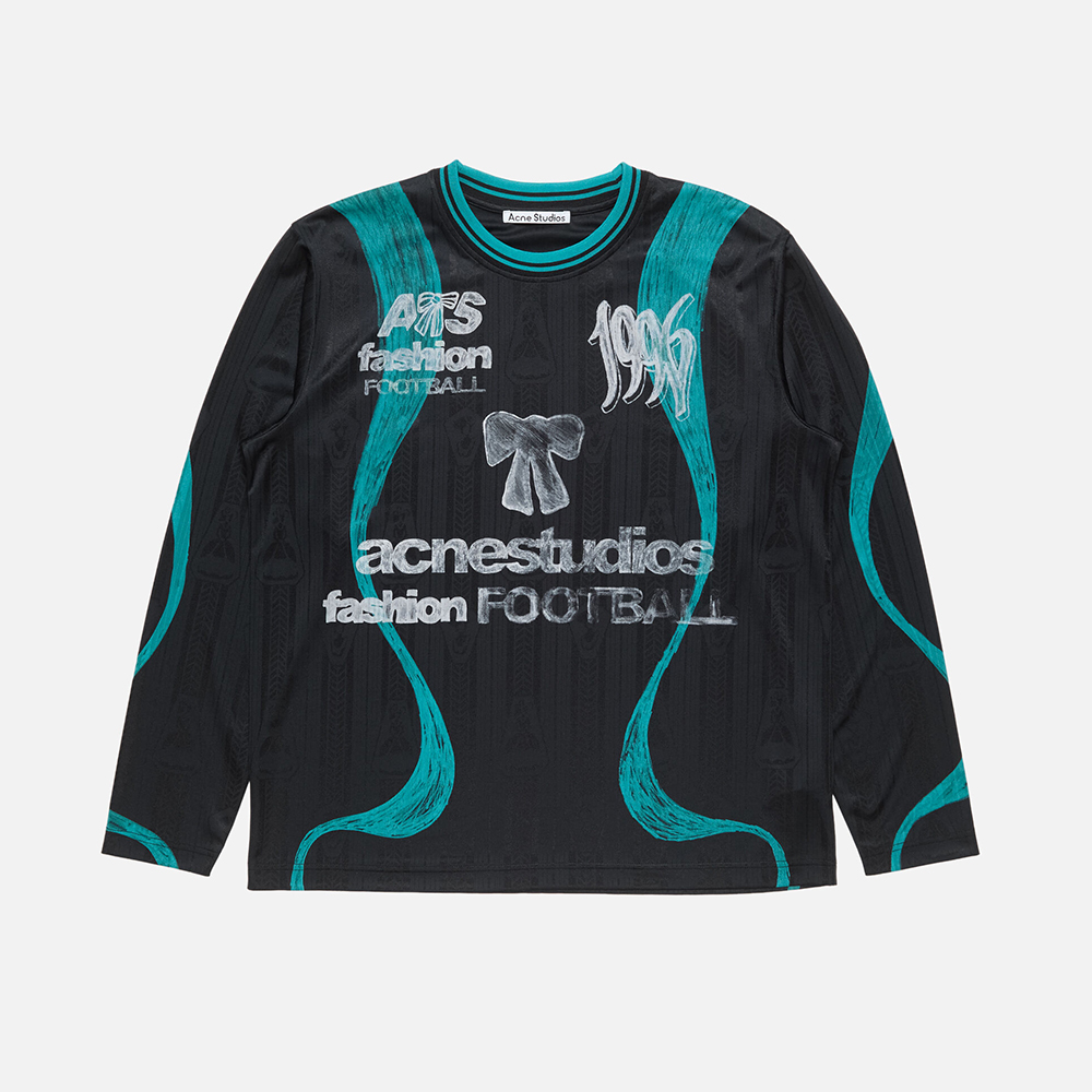 Acne Studios Sports Jersey Graphic T-shirt and Shorts #386579