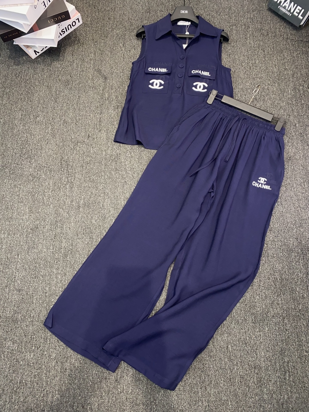 [TOP] CHANEL Suit -Blue