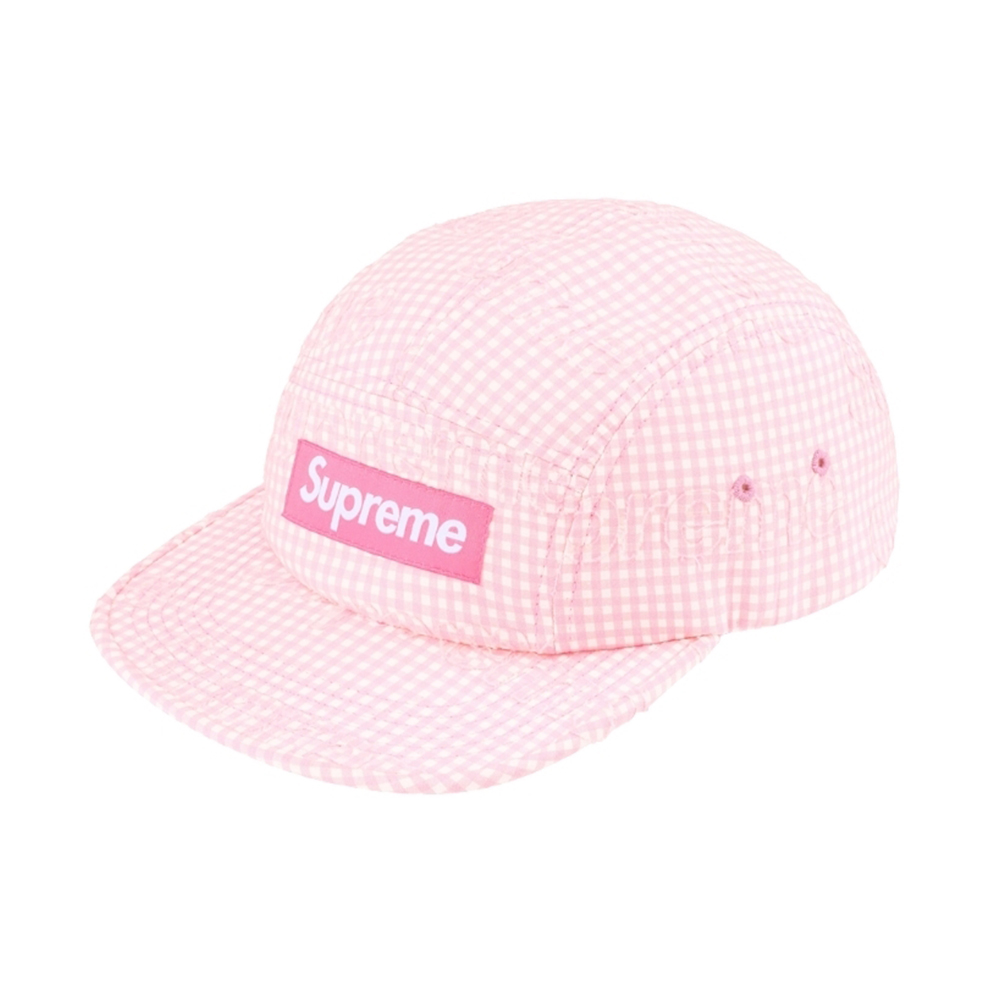 Designer Hat Supreme Monogram Gingham Camp Cap #394823 | Nigo Office