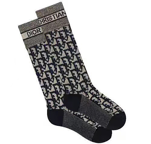 [TOP] Christian Dior Socks - Navy Blue - 711 Luxury