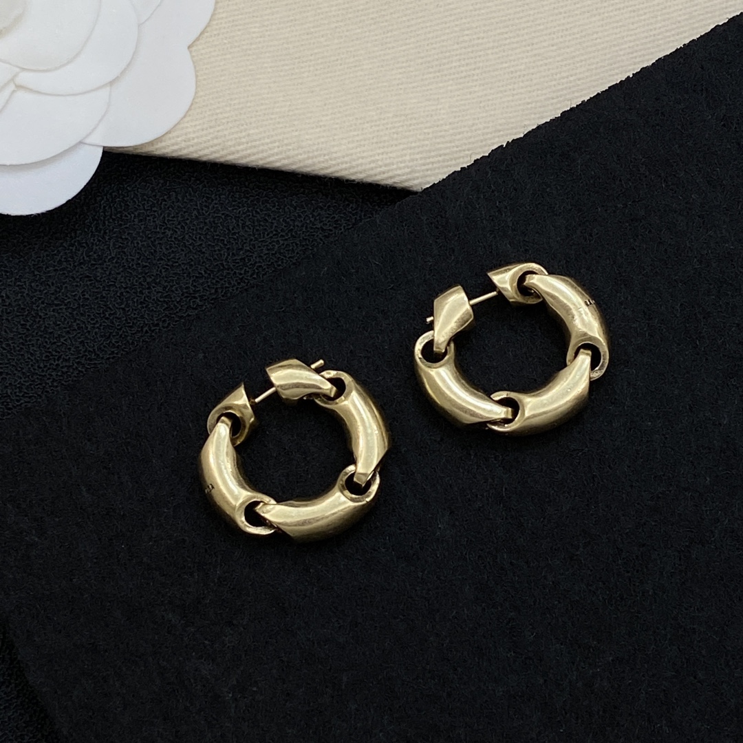 [TOP] BALENCIAGA  Earrings - Gold