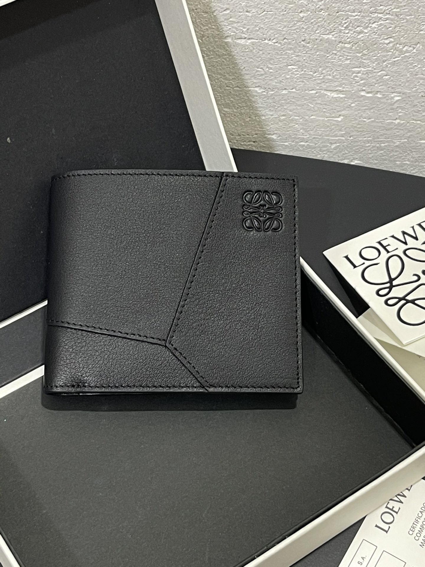 [TOP] LOEWE Wallet 11*10cm - Black - 711 Luxury