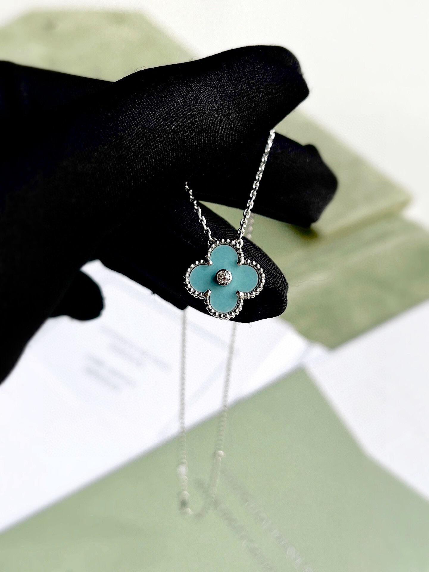 [TOP] Van Cleef & Arpels VCA Vintage Alhambra Necklace - Sliver - 711 Luxury