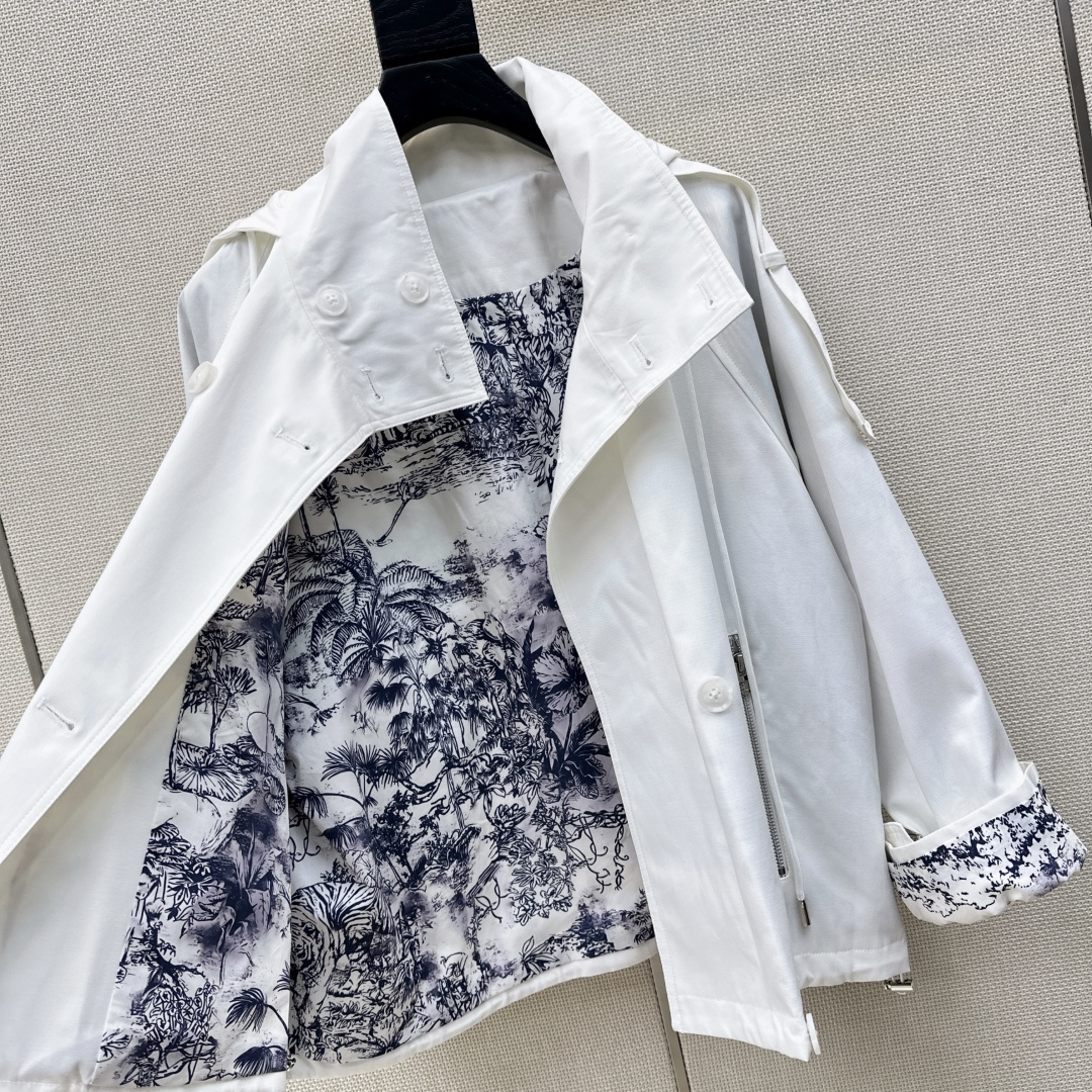 [TOP] Christian Dior  Jacket - White