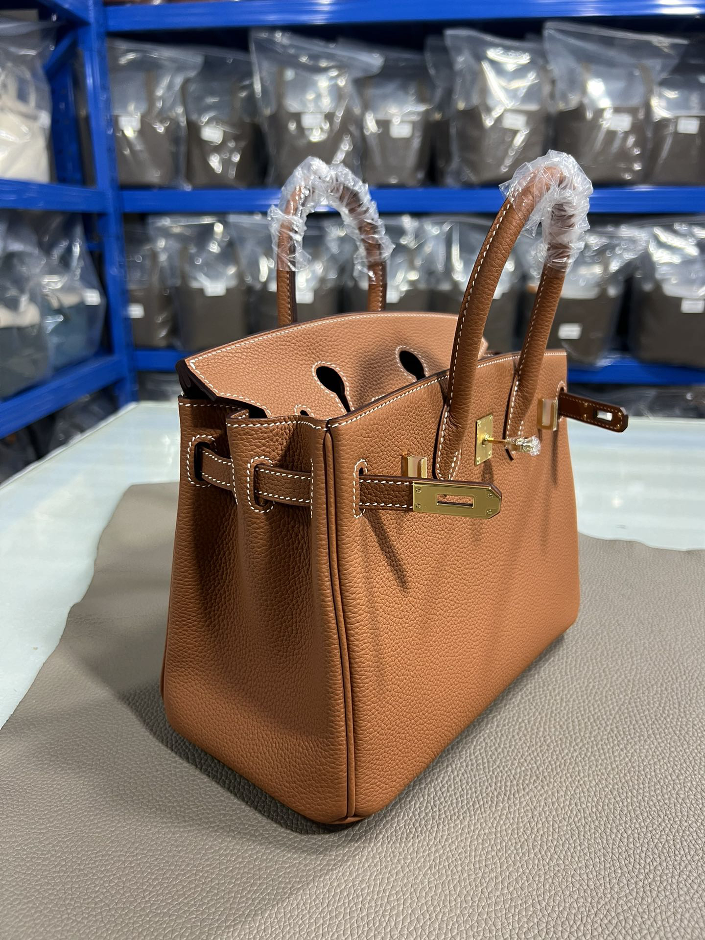 [TOP] HERMES Birkin Togo Leather 25cm - Gold & GHW