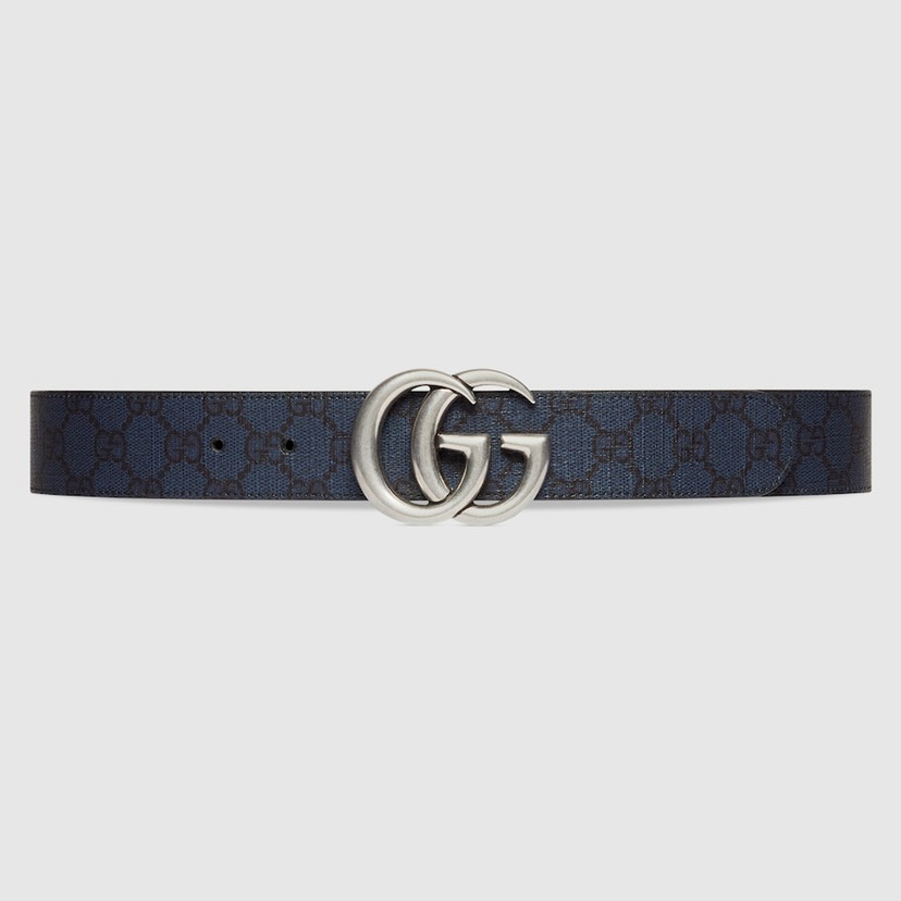 [TOP] GUCCI Belt 3.8cm - Dark Blue - 711 Luxury