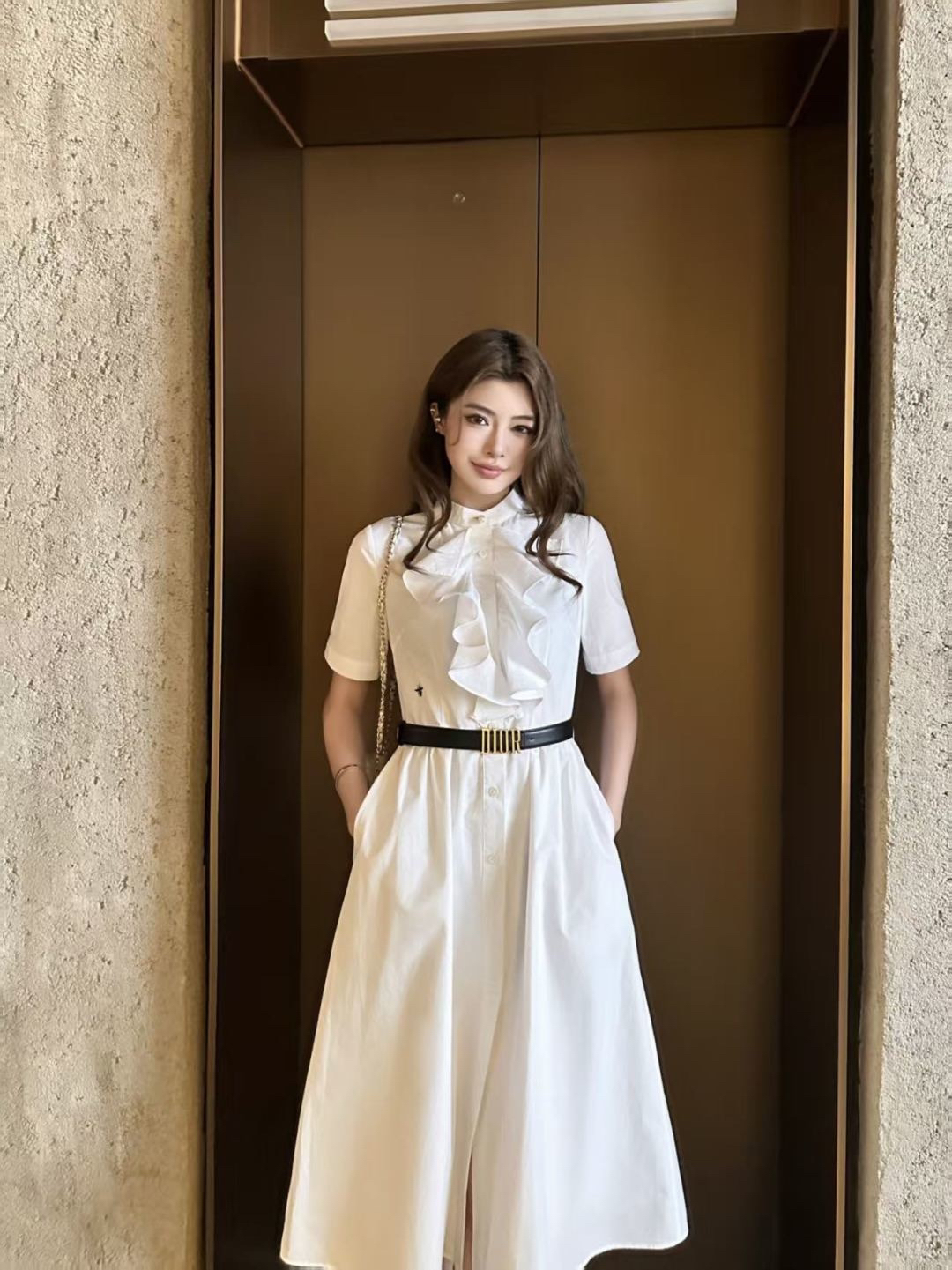 [TOP] Christian Dior  Dress - White