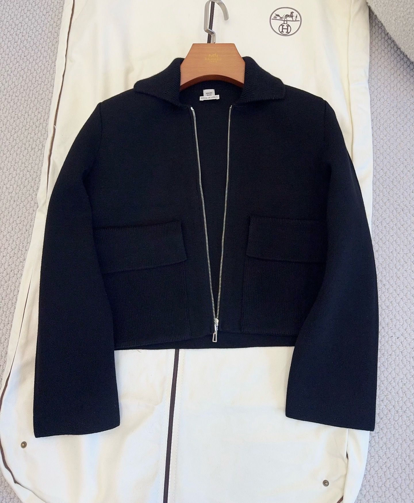 Designer Clothing Hermès Jacket With Pockets #390555 View 2 | Nigo Office