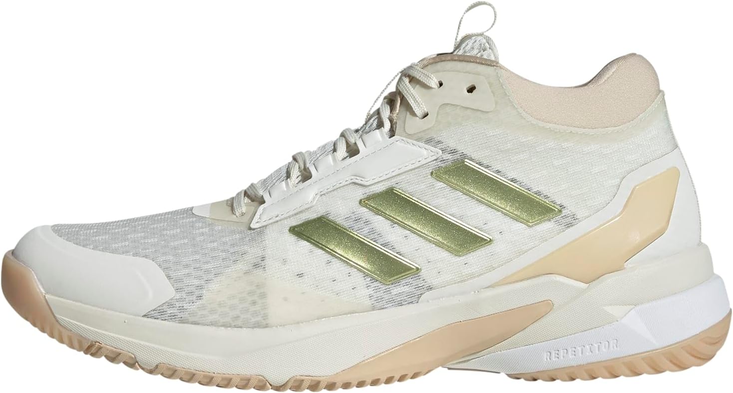 adidas Womens Crazyflight 6 Mid Indoor Volleyball Volleyball Sneakers Shoes - Purple