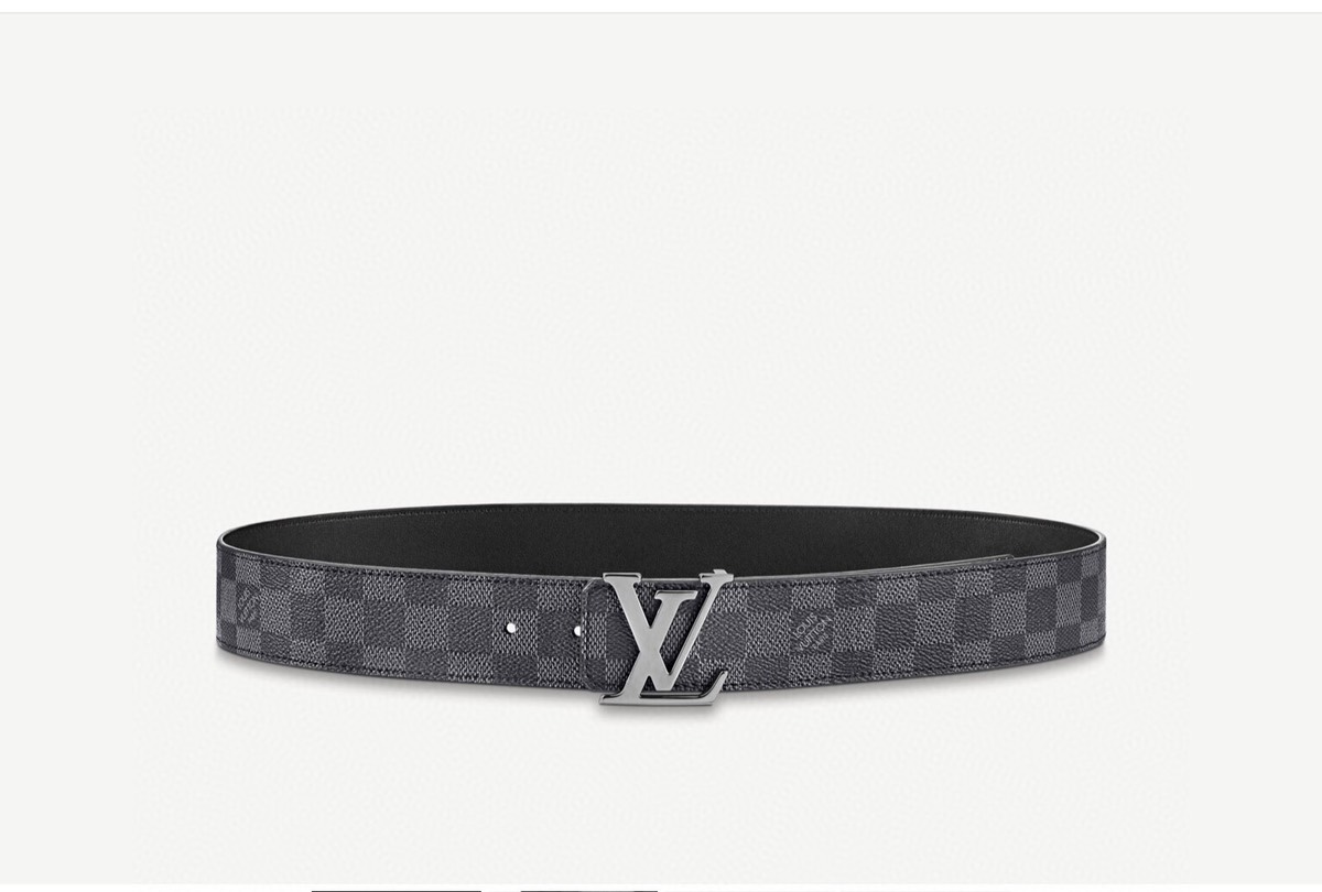 [TOP] Louis Vuitton LV Initiales Men's Belt 4 cm - Black - 711 Luxury