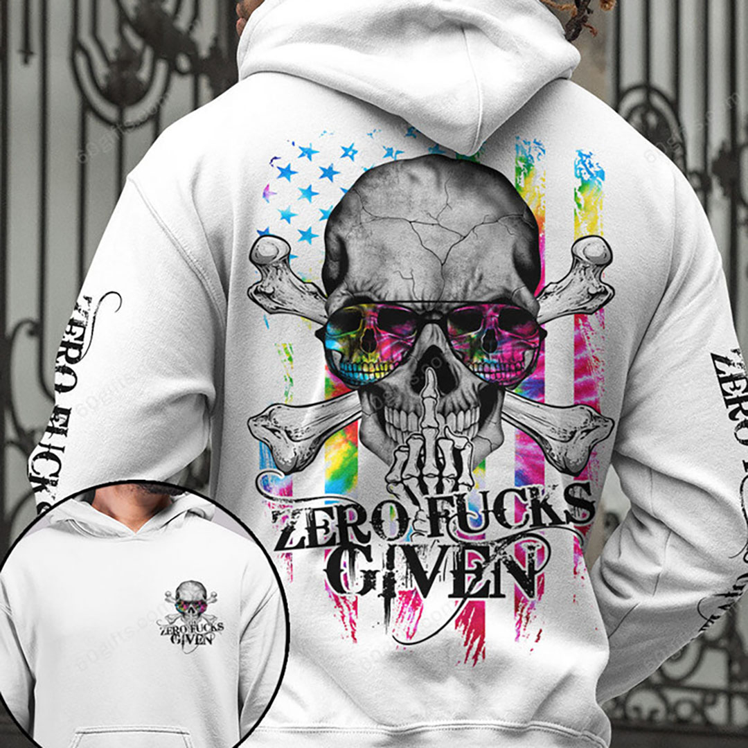 Casual Skull Print Women's Hoodie