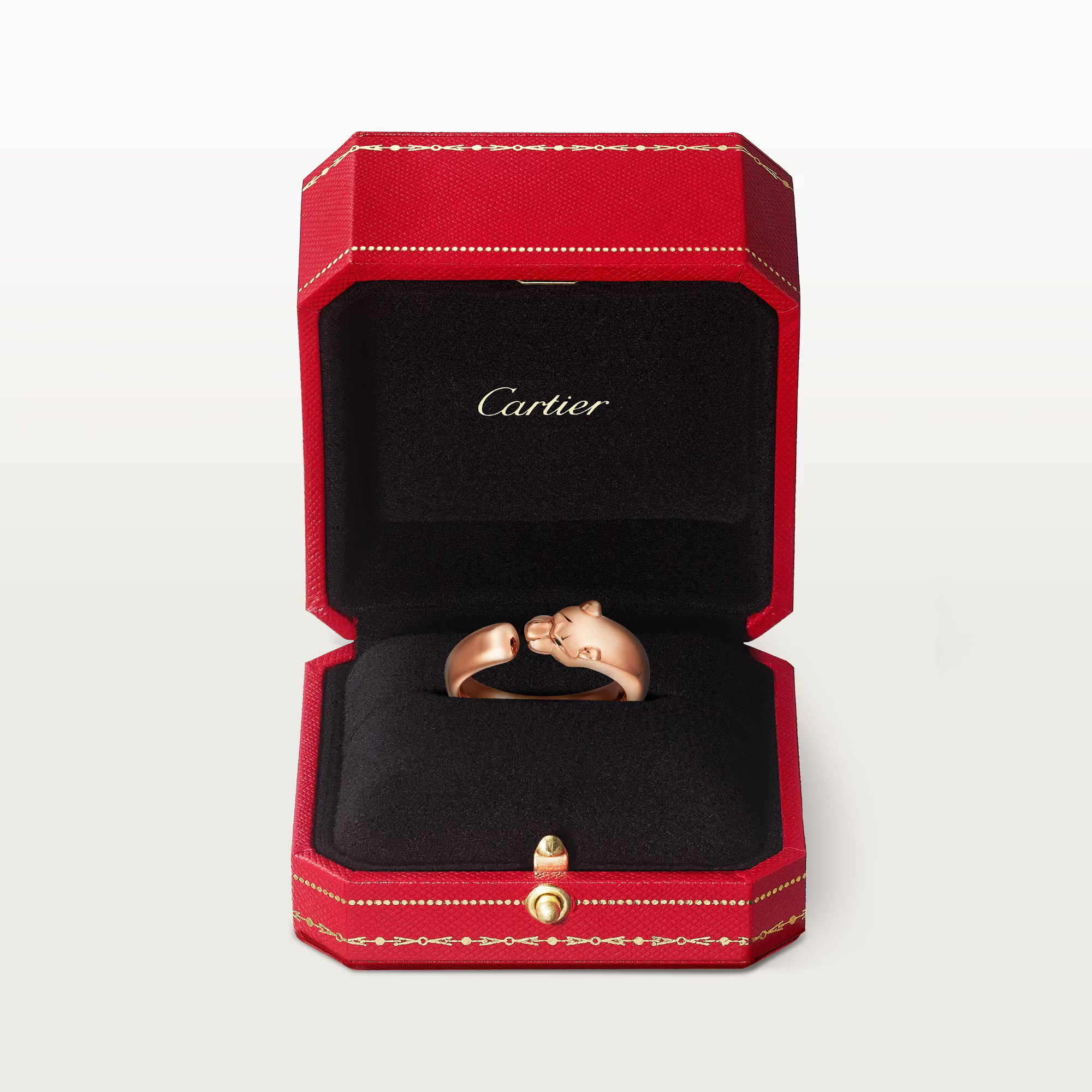 Carty Panther Pure Ring, Rose Gold, Small Model