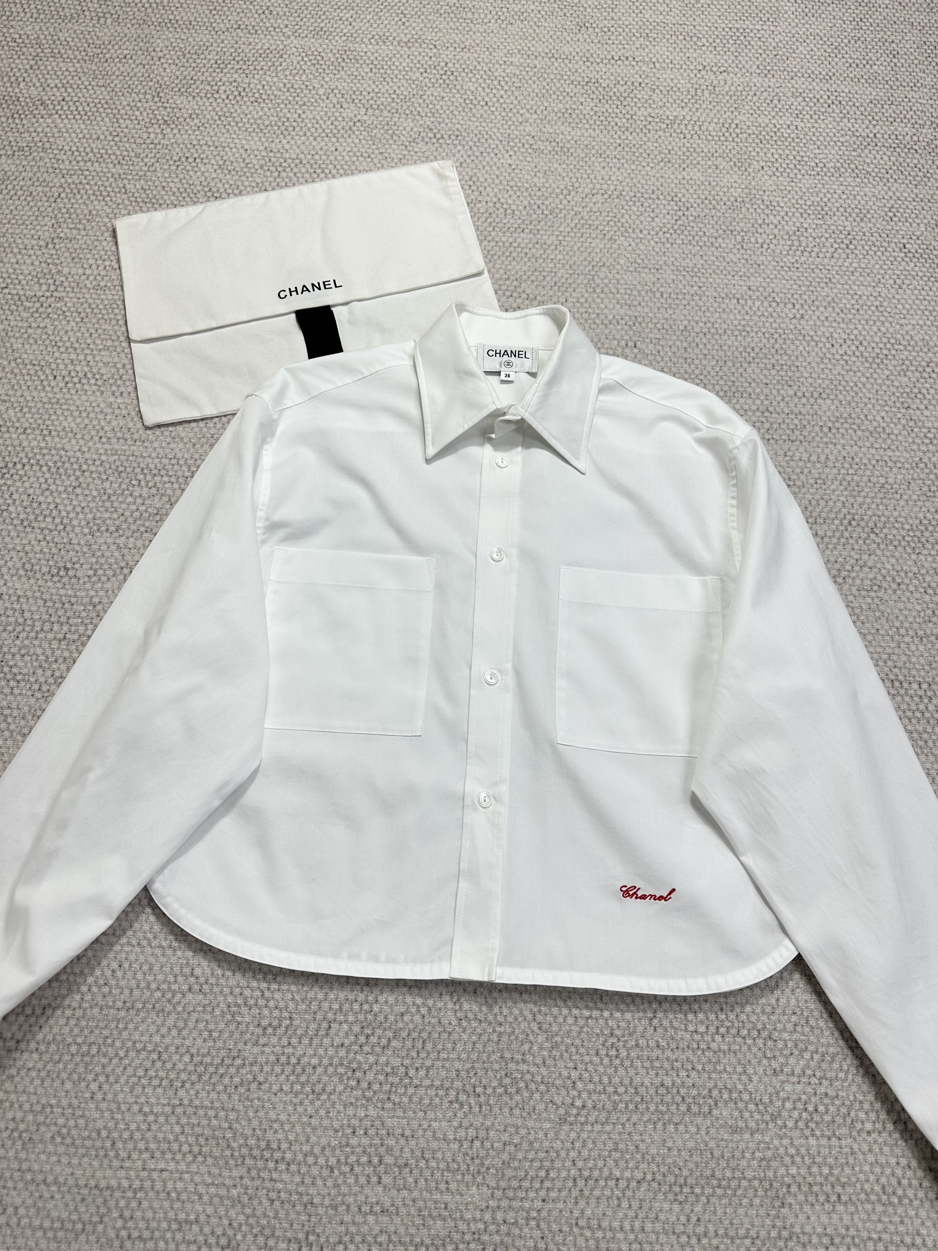 Chanel Mattieu Blazy Blouse White #384592