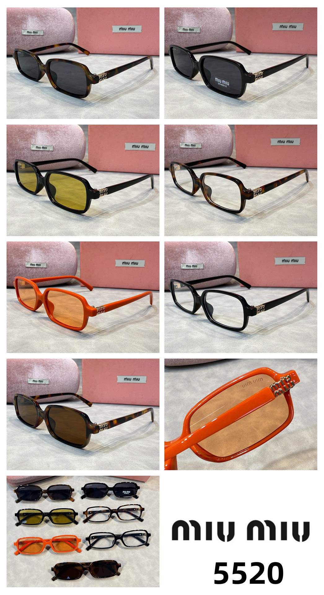 [TOP] Miu Miu Sunglasses - 7 Colors - 711 Luxury