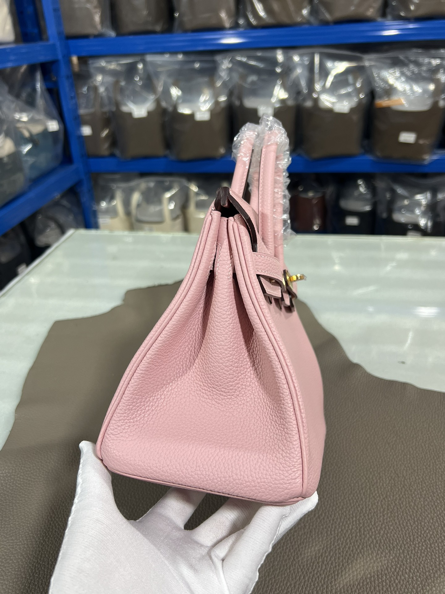 [TOP] HERMES Birkin Togo Leather 25cm - Rose Sakura & GHW