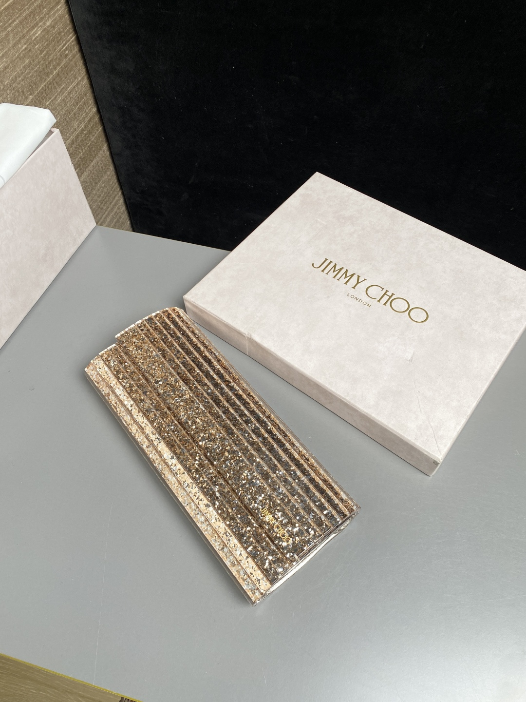 [TOP] JIMMY CHOO Sweetie Bag 24*10*5CM - Gold - 711 Luxury