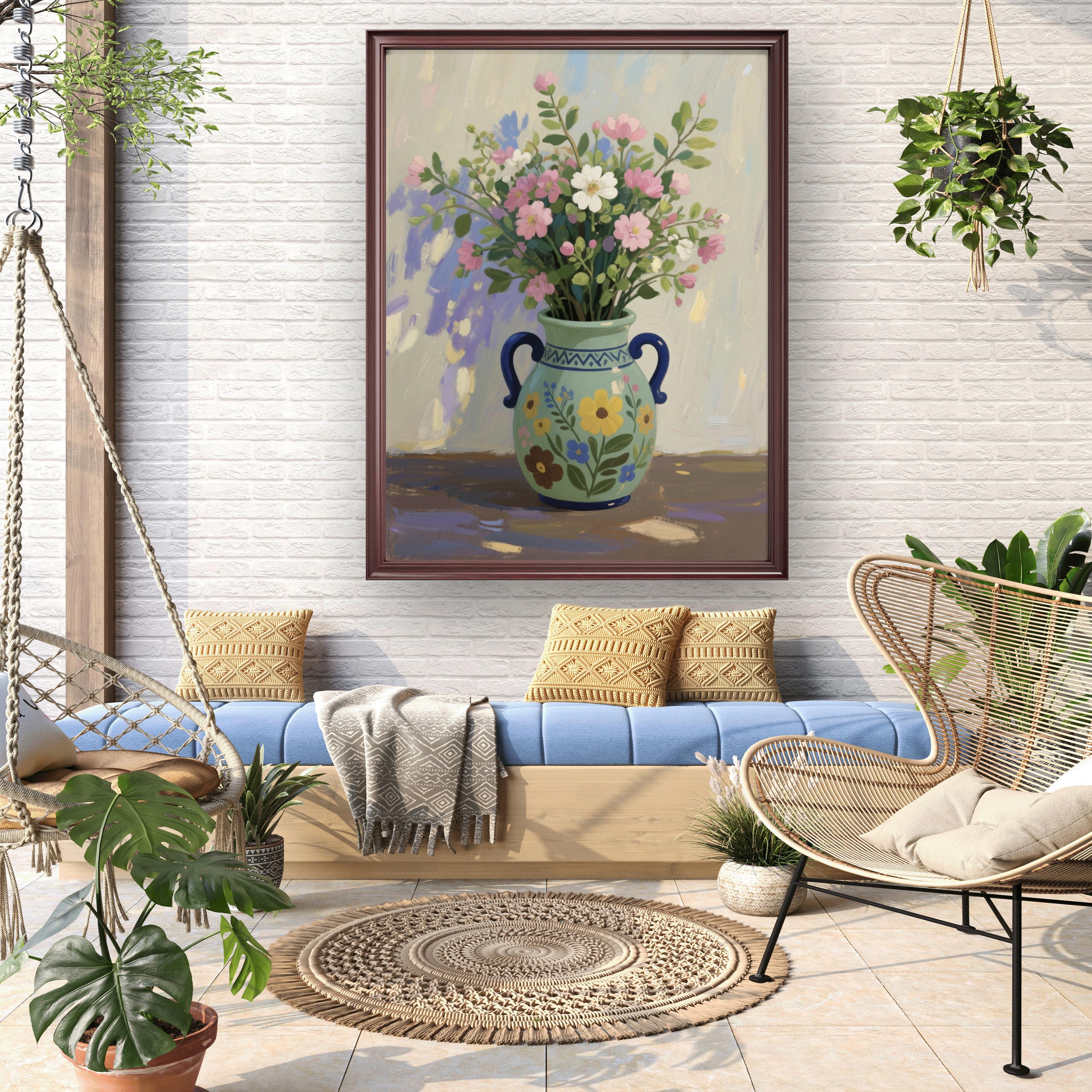 Quiet Beauty of Vase Flowers