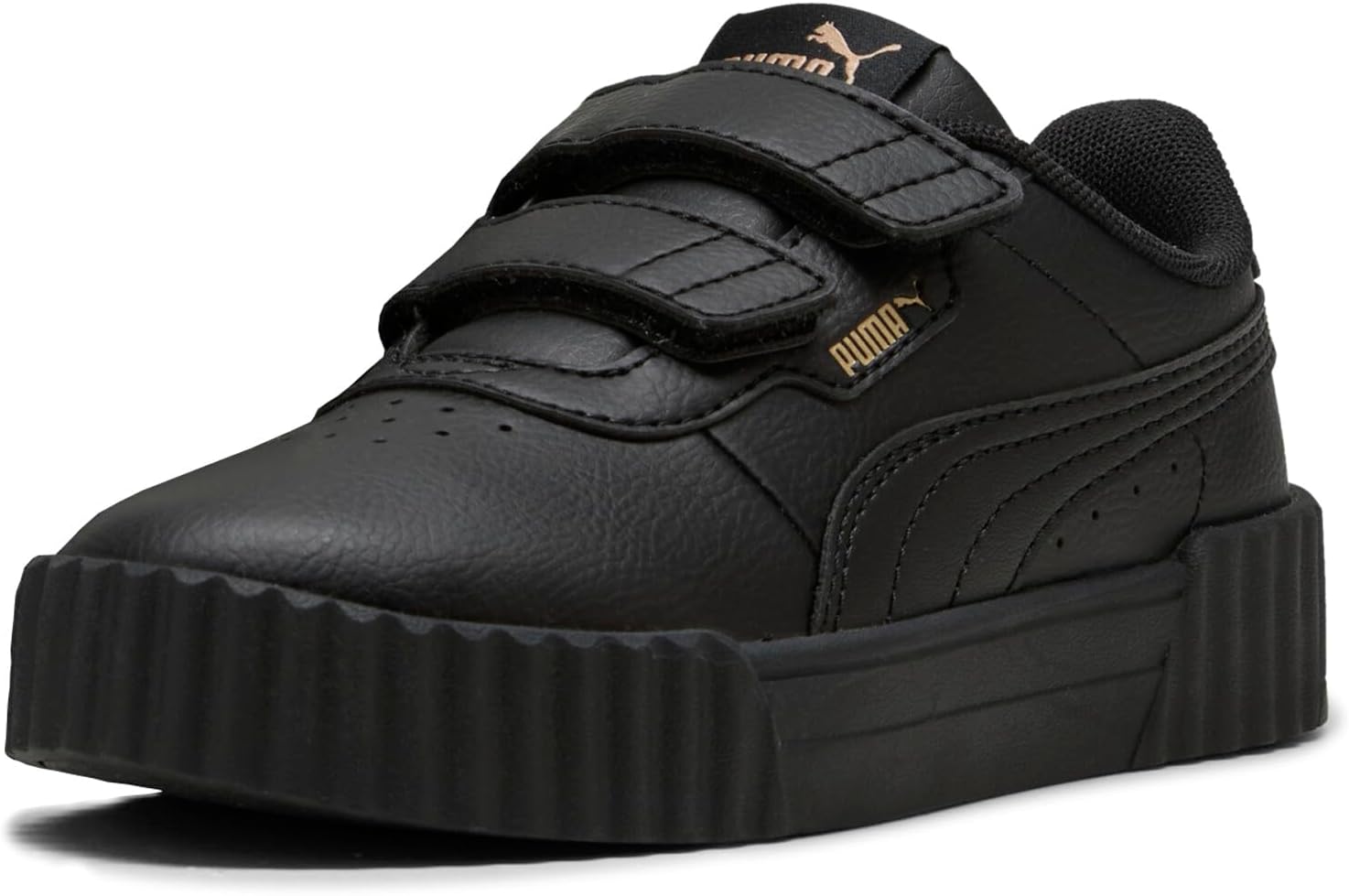 PUMA Kids Girls Carina 3.0 Space Belle V Slip On Sneakers Shoes Casual - Black