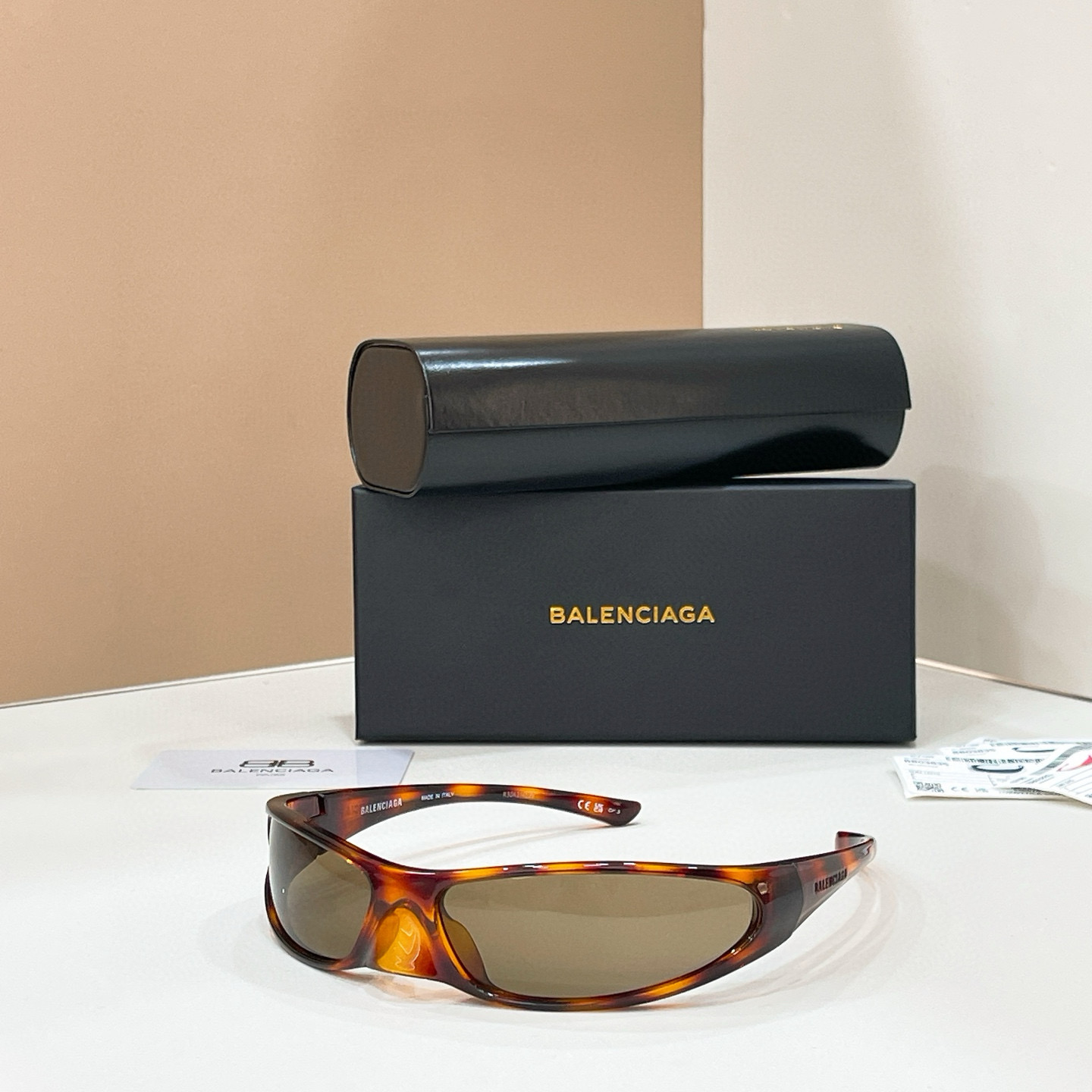 Balenciaga Sunglasses Balenciaga BB0383S Paris Family Shield Sunglasses View 2 | Nigo Office