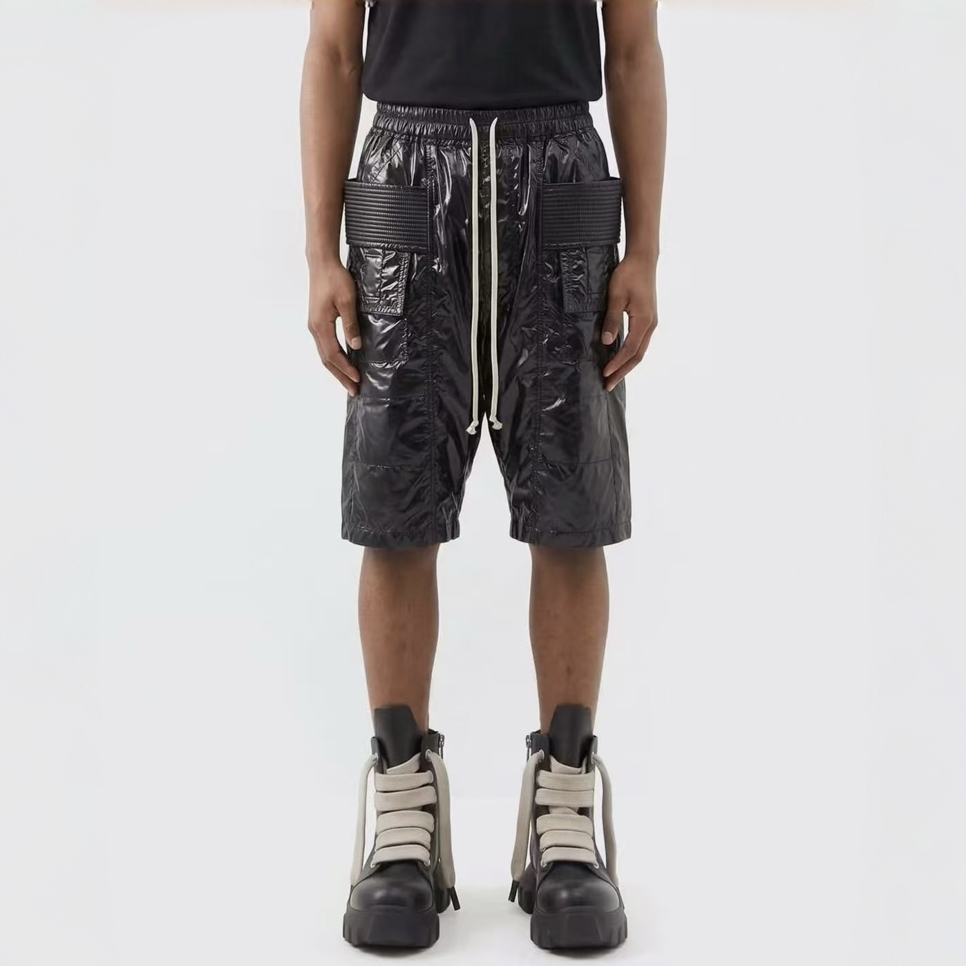 Rick Owens DEKSHDW Double Loop Nylon Shorts #387464