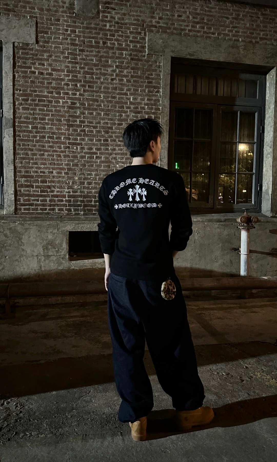 Chrome Hearts Clothing Chrome Hearts Cross Embroidery Waffle Long Sleeve T-shirt #393321 View 2 | Nigo Office