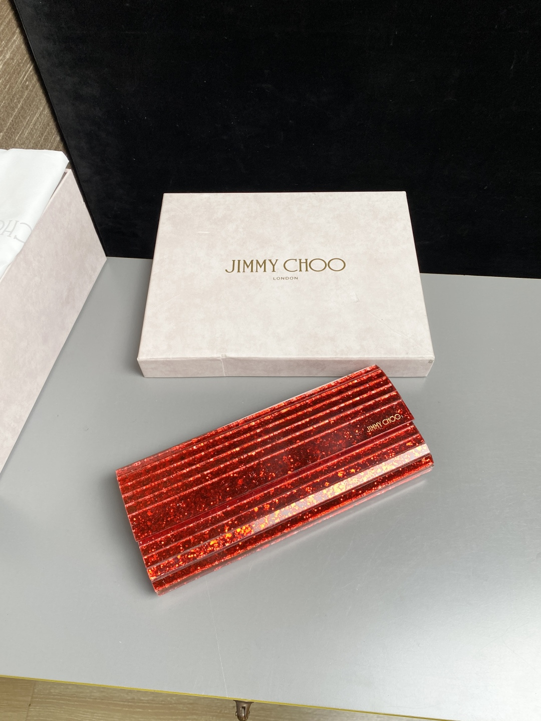 [TOP] JIMMY CHOO Sweetie Bag 24*10*5CM - Red - 711 Luxury