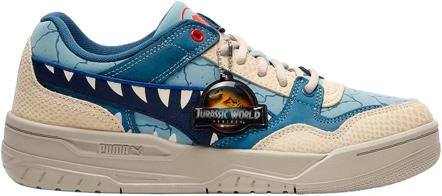 PUMA Mens Rebound Retro Jurassic World Sea Lace Up Sneakers Shoes Casual - Blue