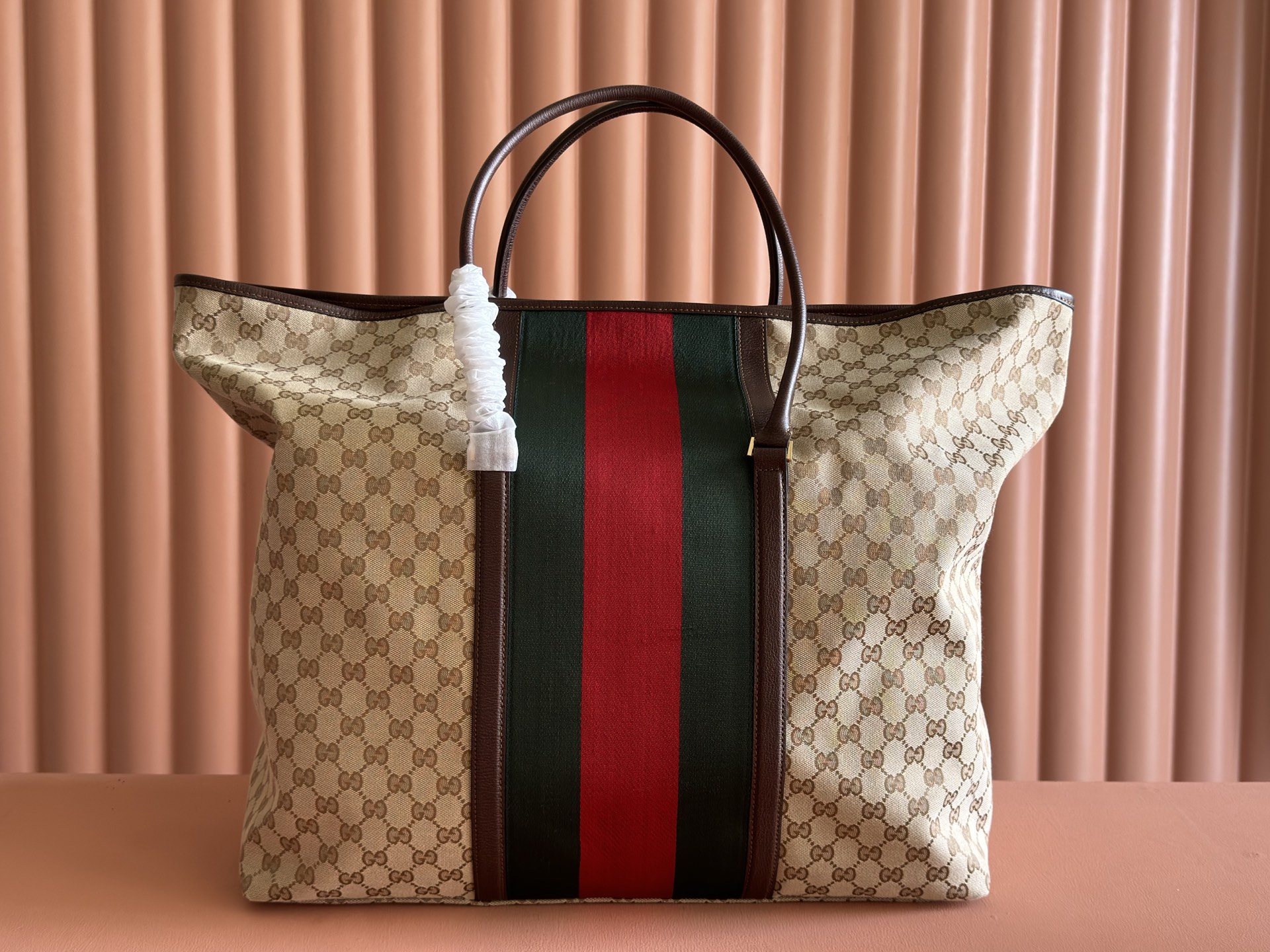 [TOP] GUCCI GG Tote Bag 47 x 45 x20 cm - Brown - 711 Luxury
