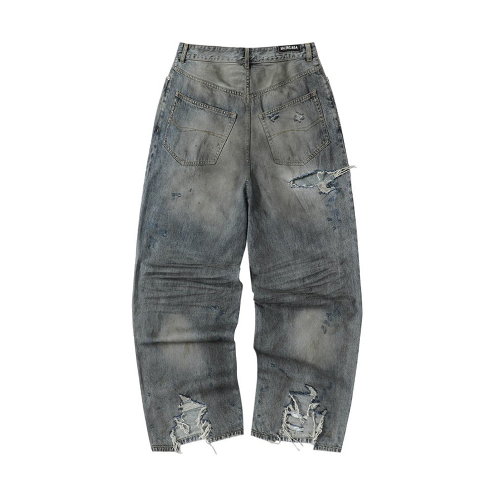 Balenciaga Clothing Balenciaga Distressed Jeans #320457 View 2 | Nigo Office