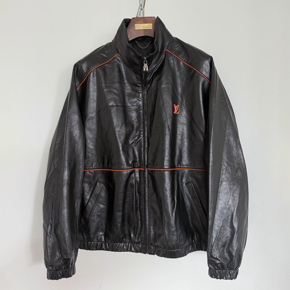 Louis Vuitton Clothing Louis Vuitton Waxed Cowhide Jacket #394874 | Nigo Office