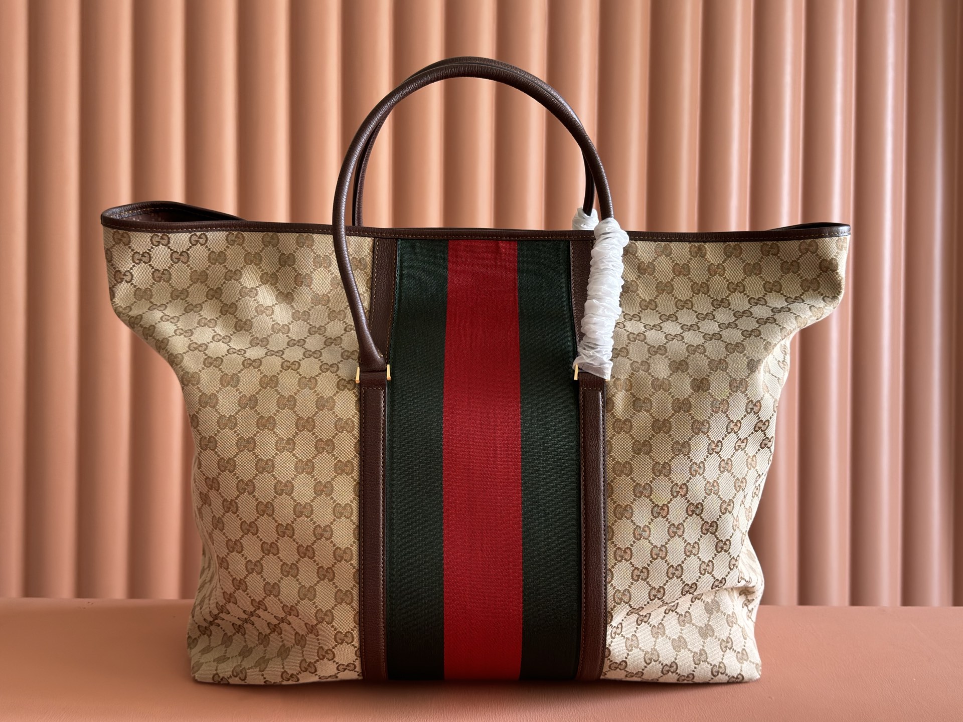 [TOP] GUCCI GG Tote Bag 47 x 45 x20 cm - Brown - 711 Luxury
